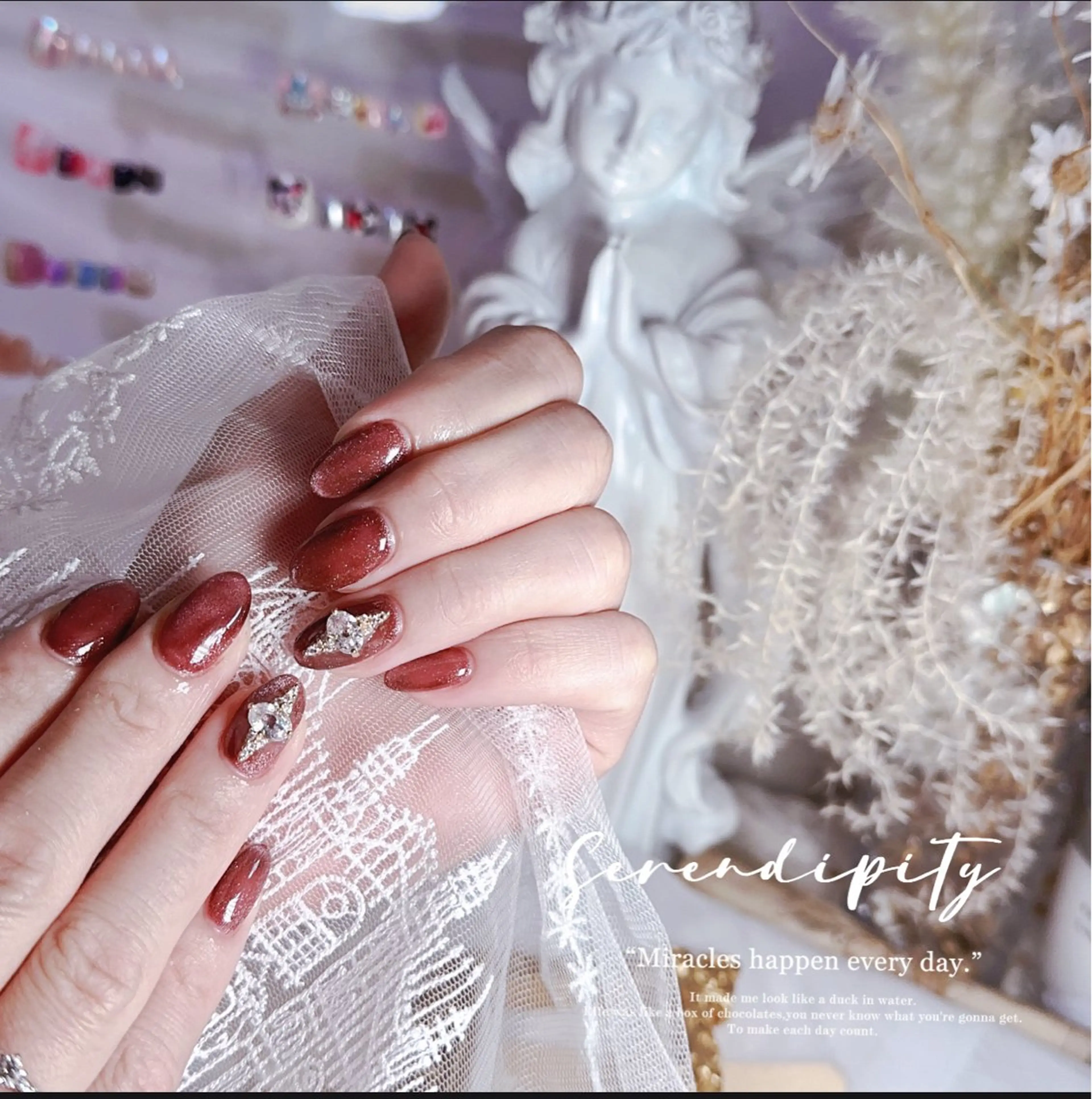 ネイル ワンカラーネイル 美人計ネイルサロン所属・中山 美月のネイルデザイン