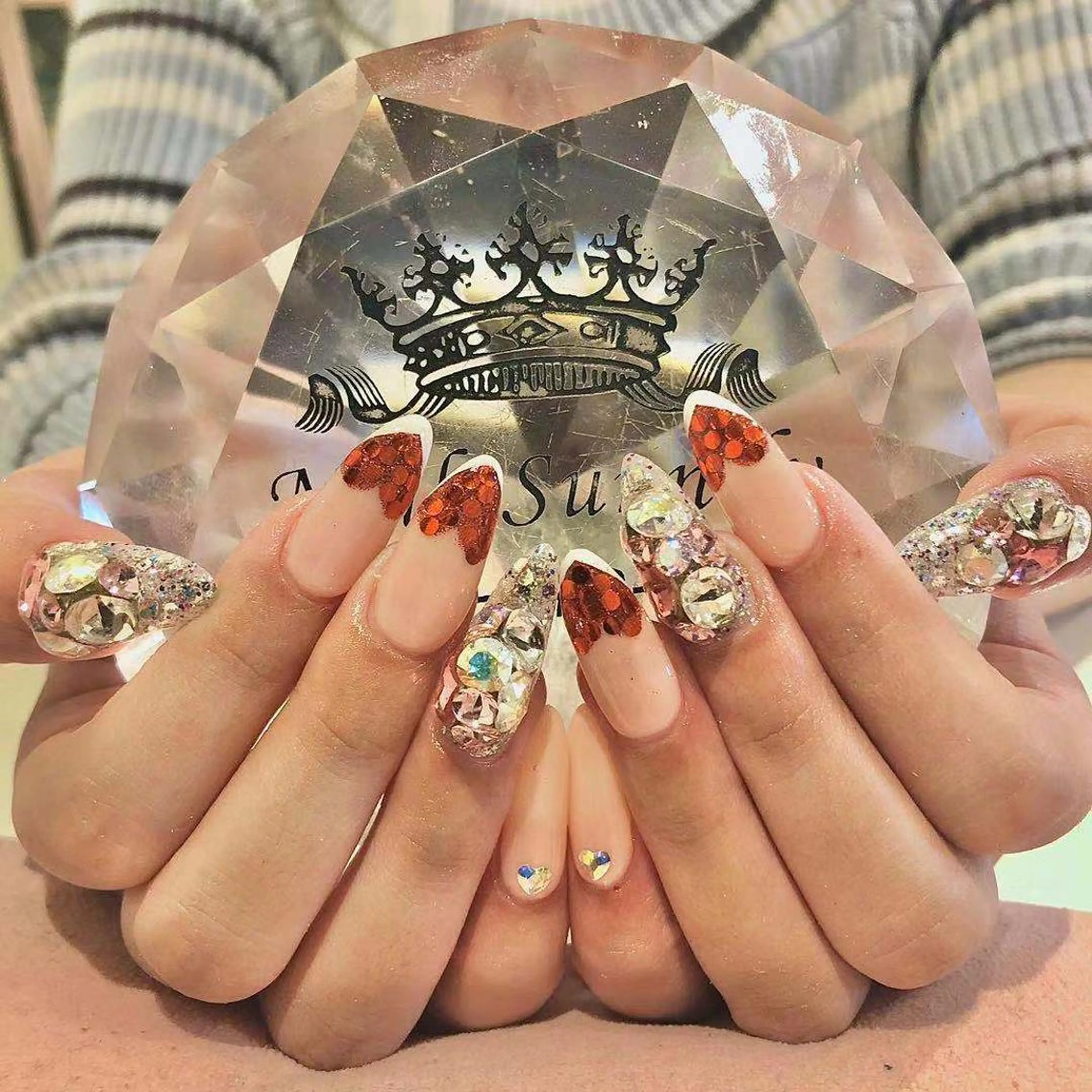 ネイル 長さだし専門店 M2　rikaのネイルデザイン