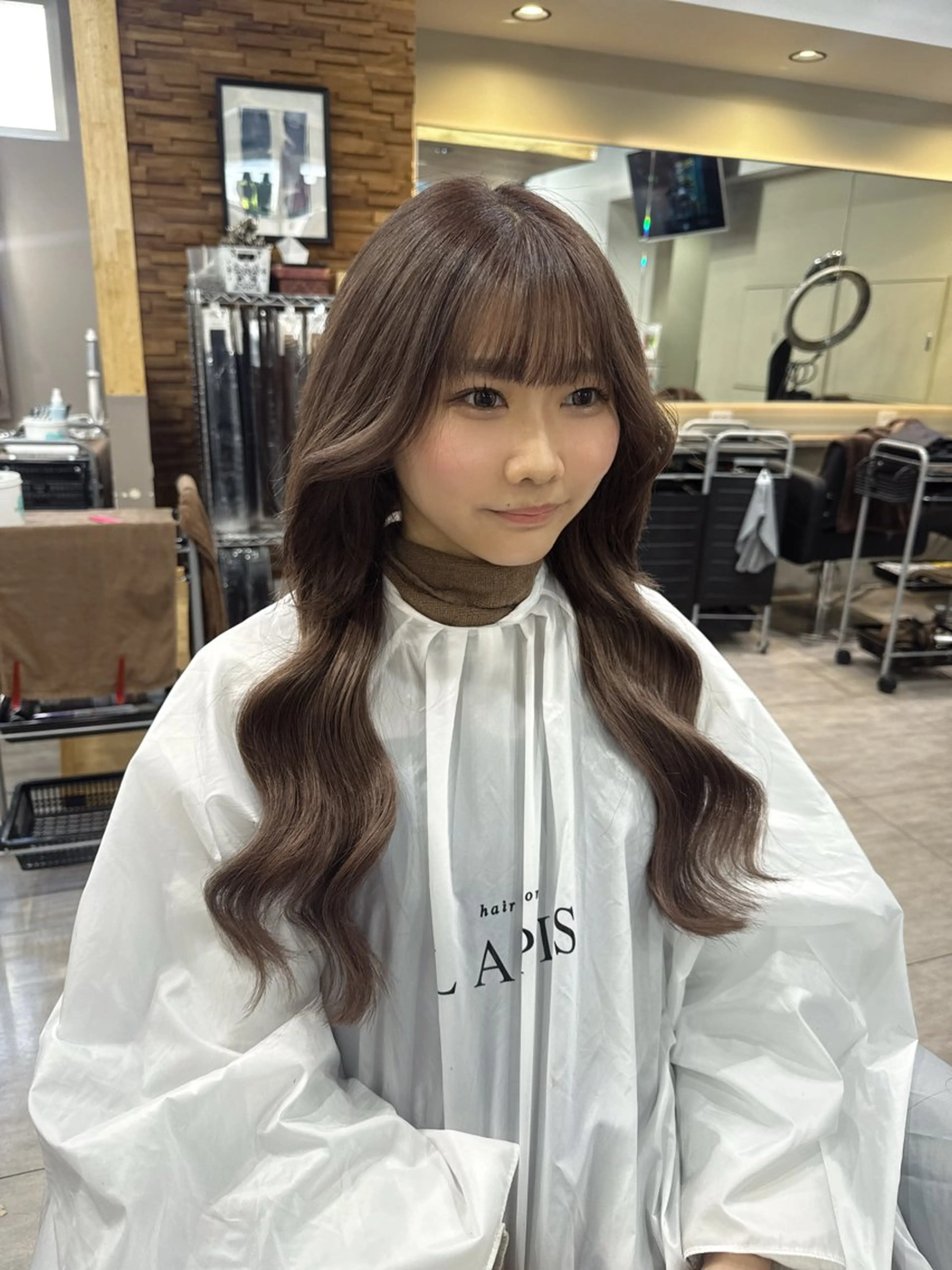 ロング カラー カット ヘアカラー エクステ ハイトーン/エクステ 横浜/RIEのヘアスタイル