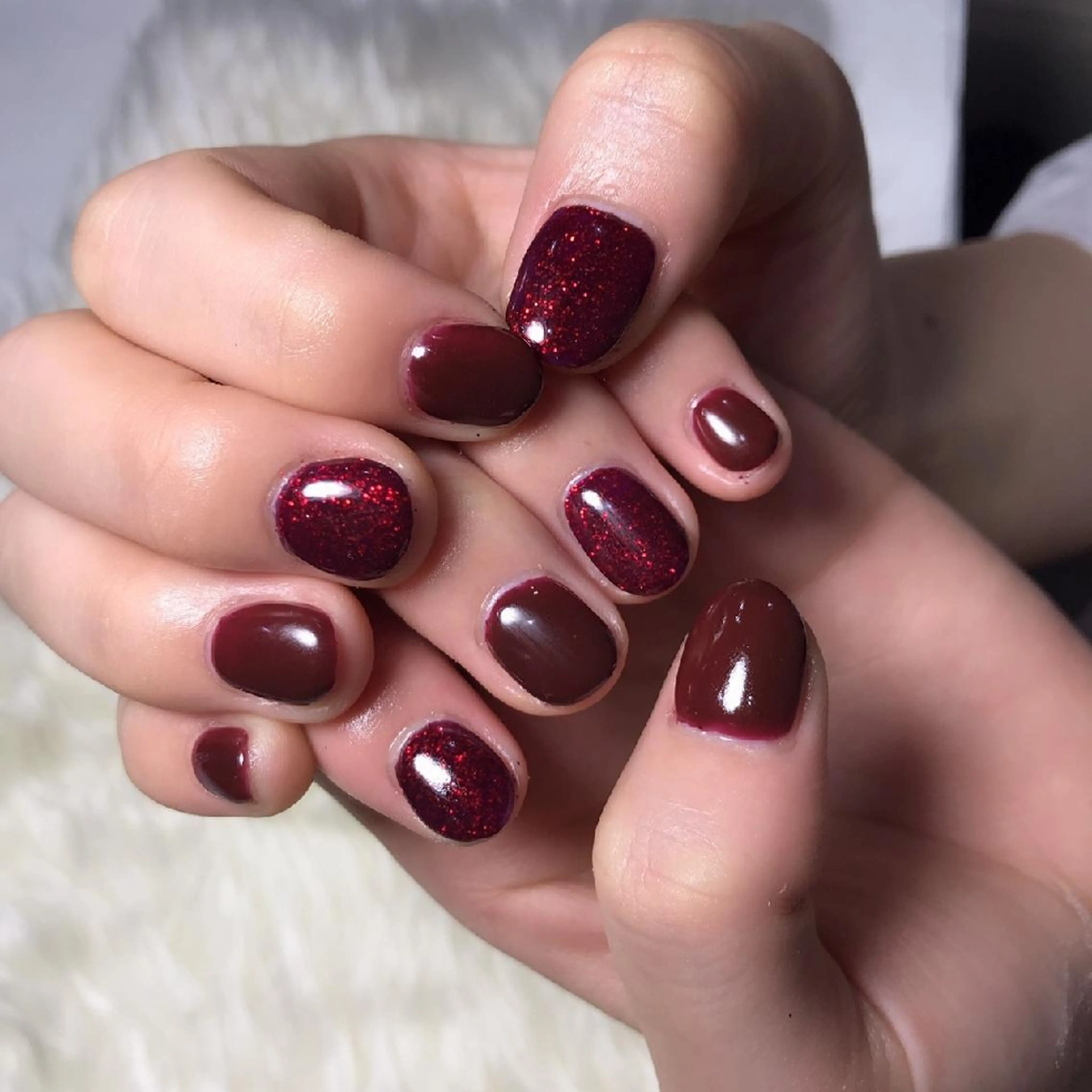 ネイル ワンカラーネイル ハンドネイル Nail&eye Belire 新宿のネイルデザイン