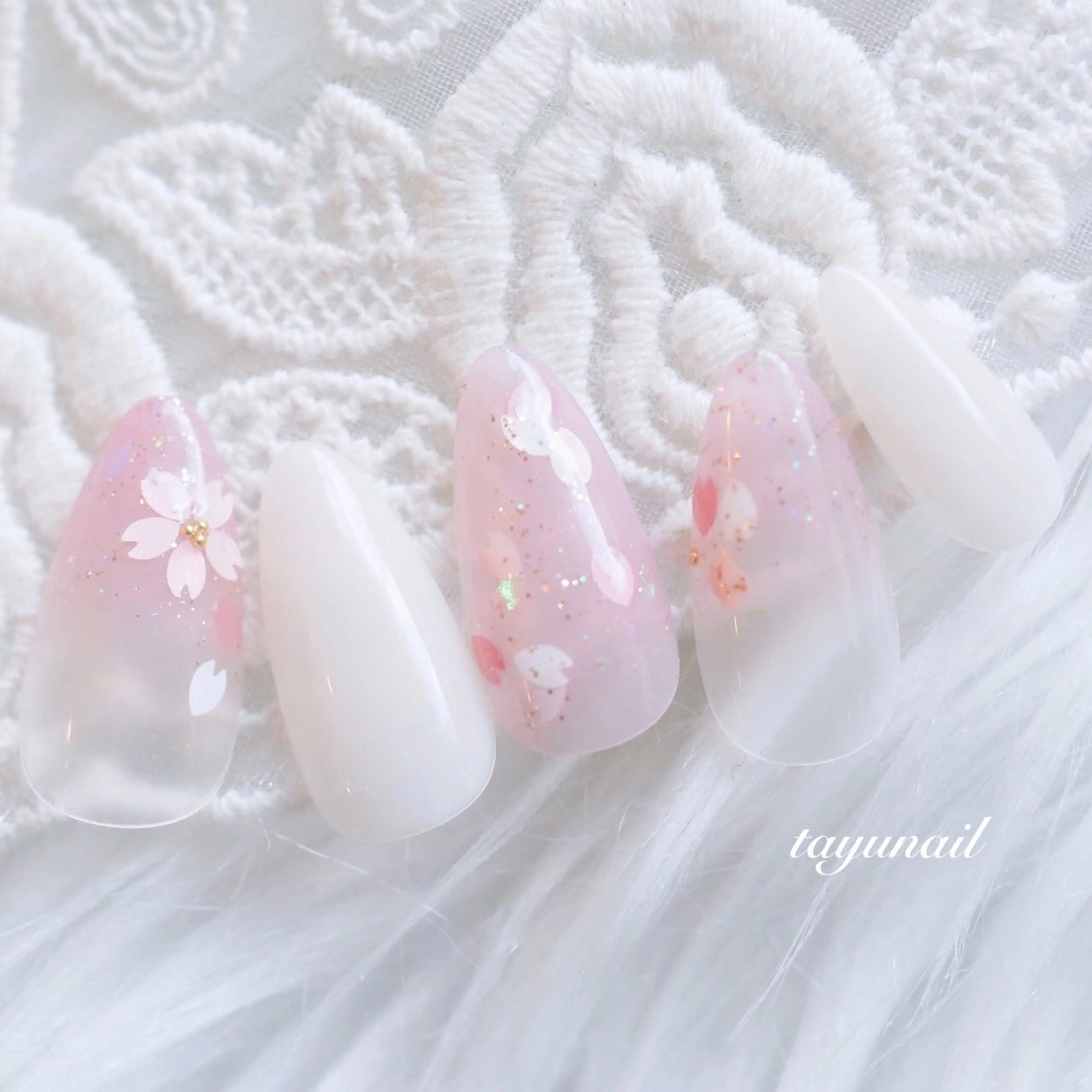 ネイル アートネイル ジェルネイル パラジェル ハンドネイル ネイルサロン・ネイルスクール たゆnail所属・ネイルサロン 【たゆnail】のネイルデザイン