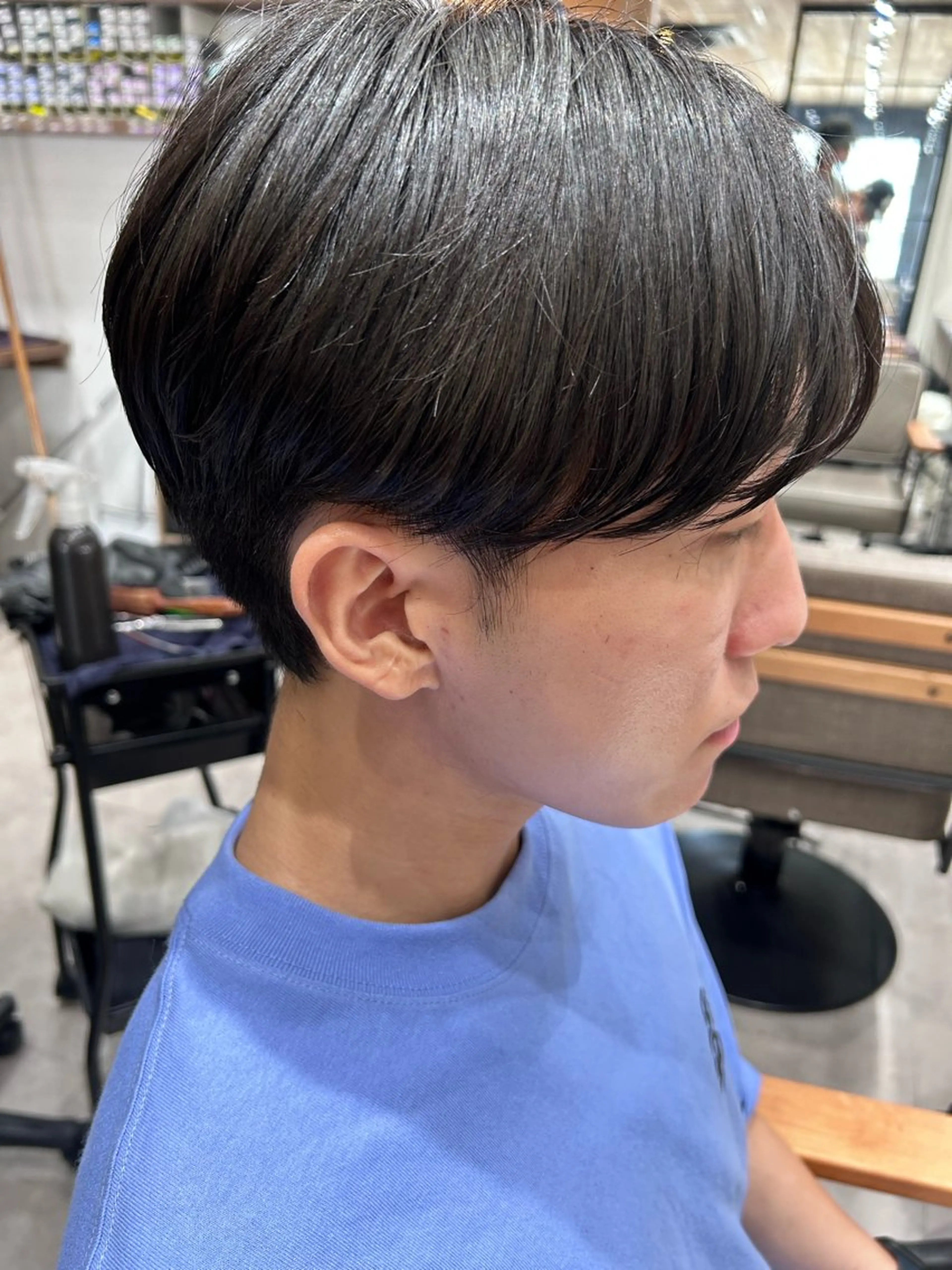 メンズ マッシュ シースルーマッシュ レイヤー/韓国/ ハッシュ/高田翼のヘアスタイル