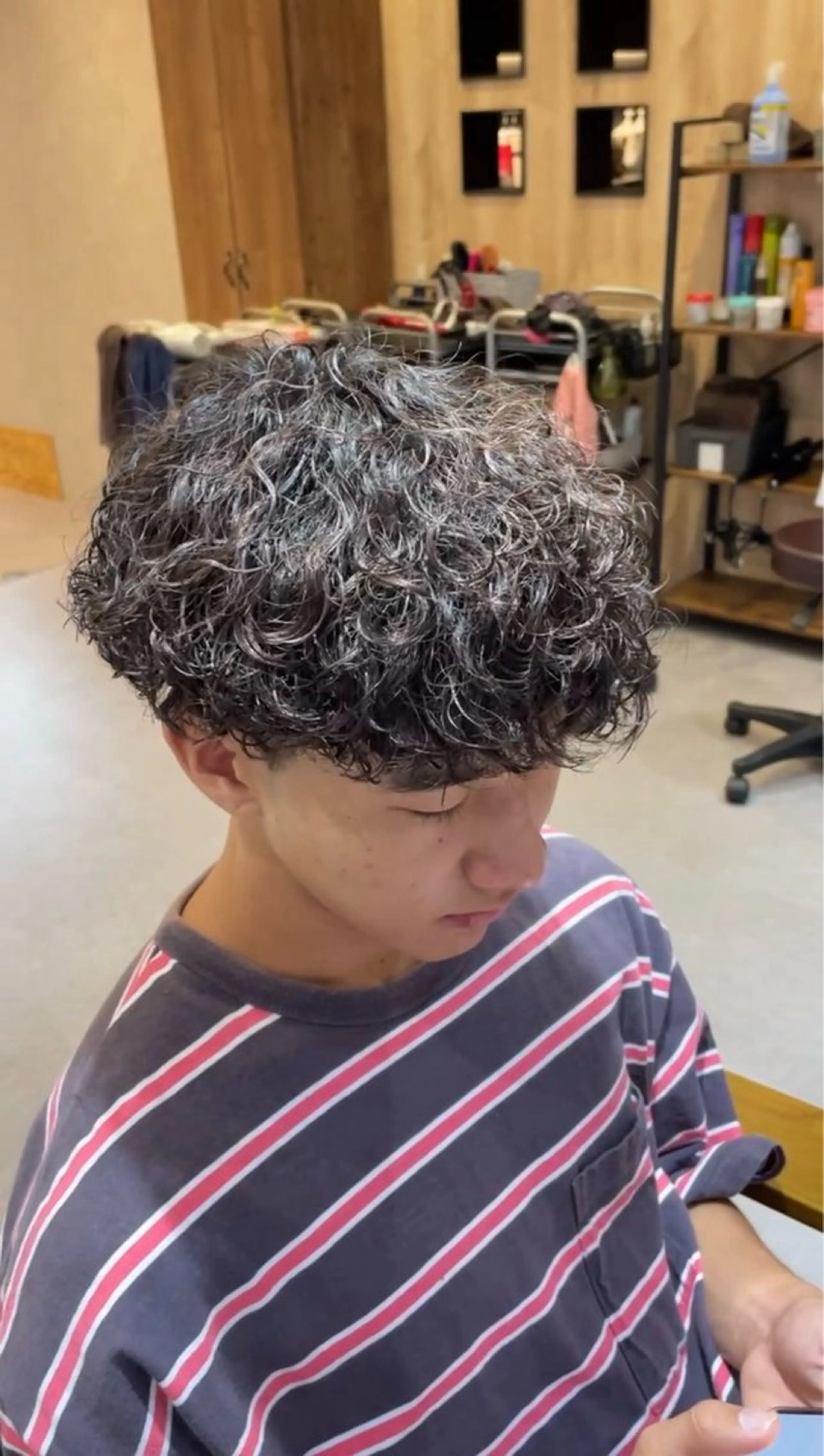 カラー パーマ メンズ カット パーマ fifth 武正 琉生のヘアスタイル