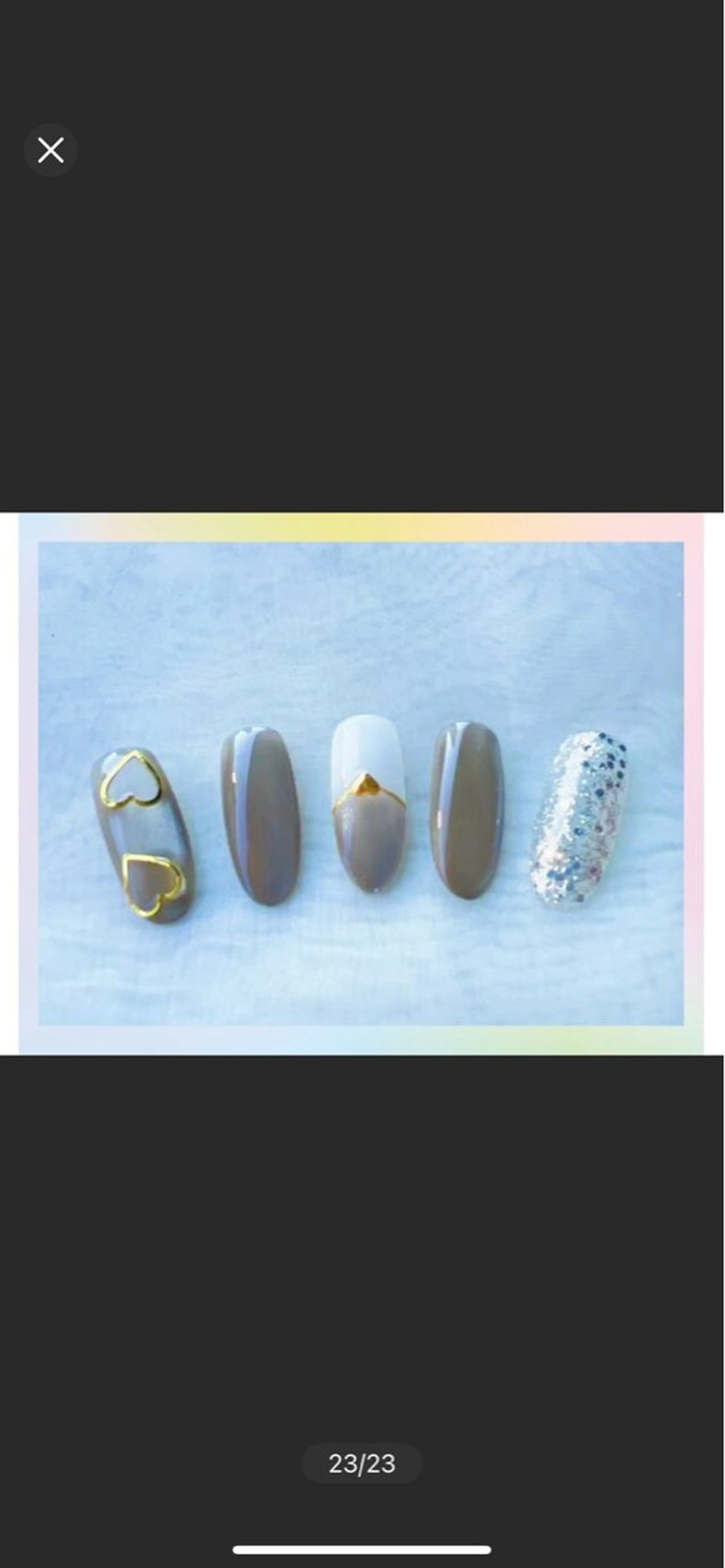 ネイル ハンドネイル H3 Nail Tsuki🦋💙のネイルデザイン