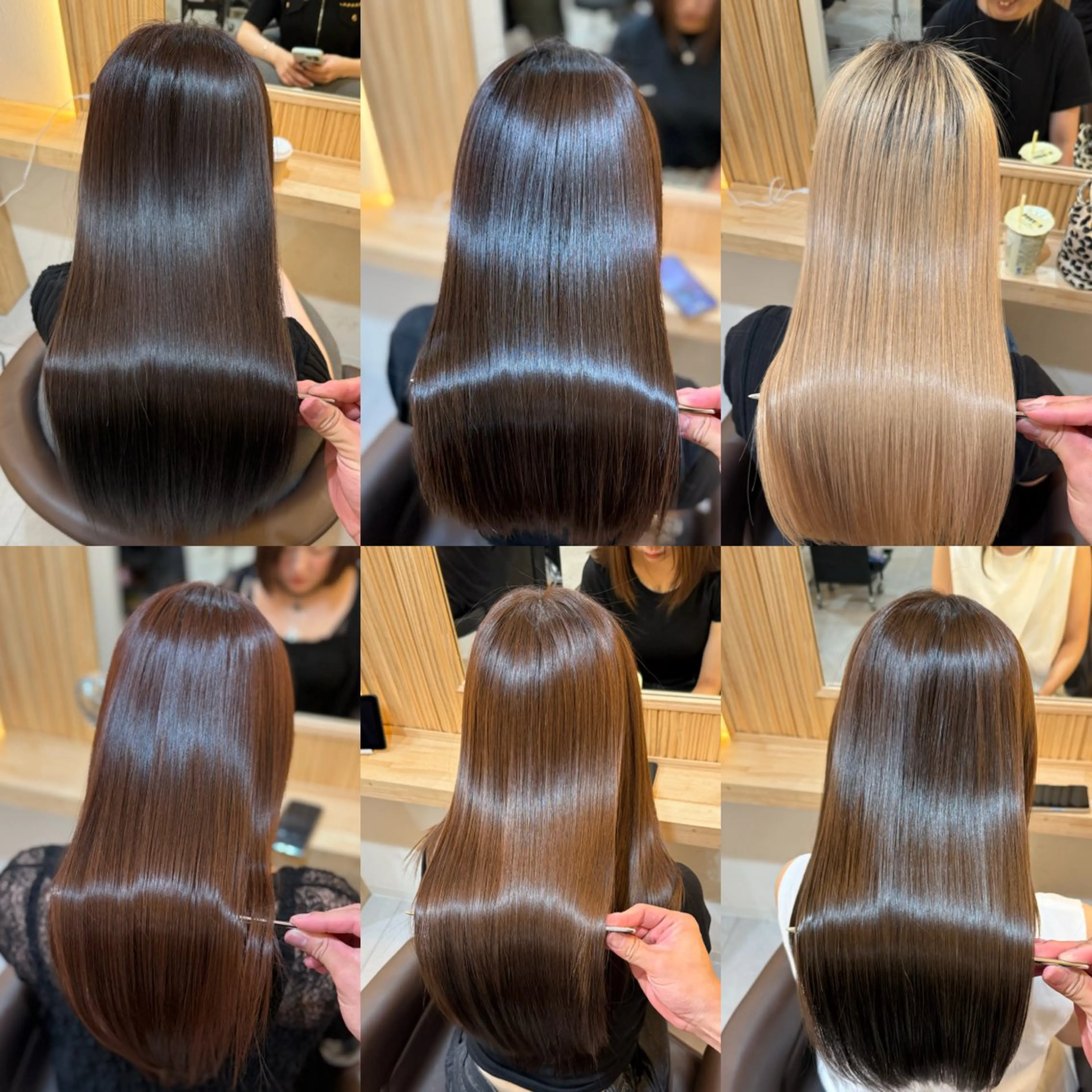 ロング 髪質改善 縮毛矯正 attrait南堀江所属・KAISEI髪質改善 /縮毛矯正のヘアスタイル