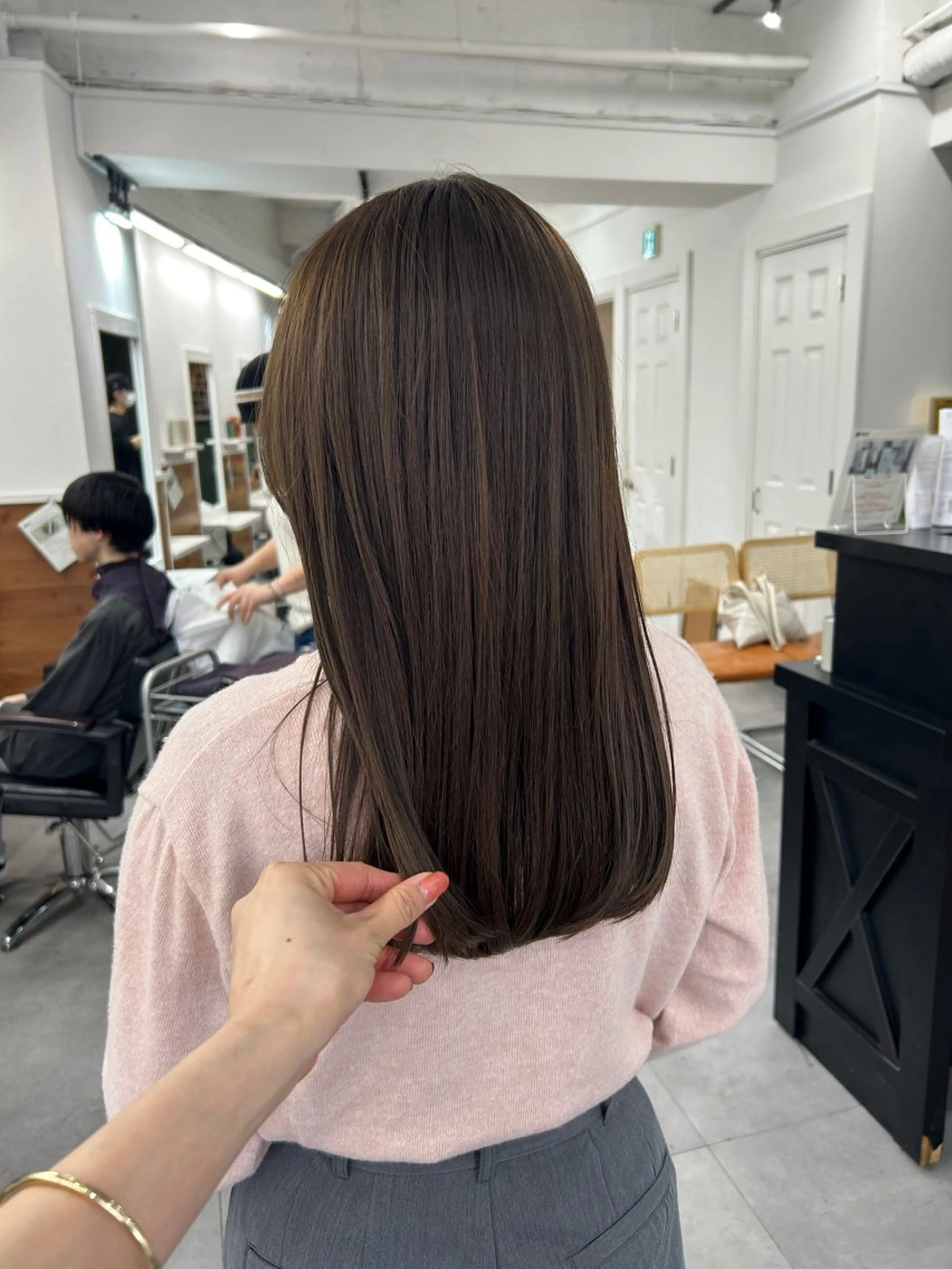 ロング カラー レイヤーボブ/ 艶カラー/サナ🌼のヘアスタイル