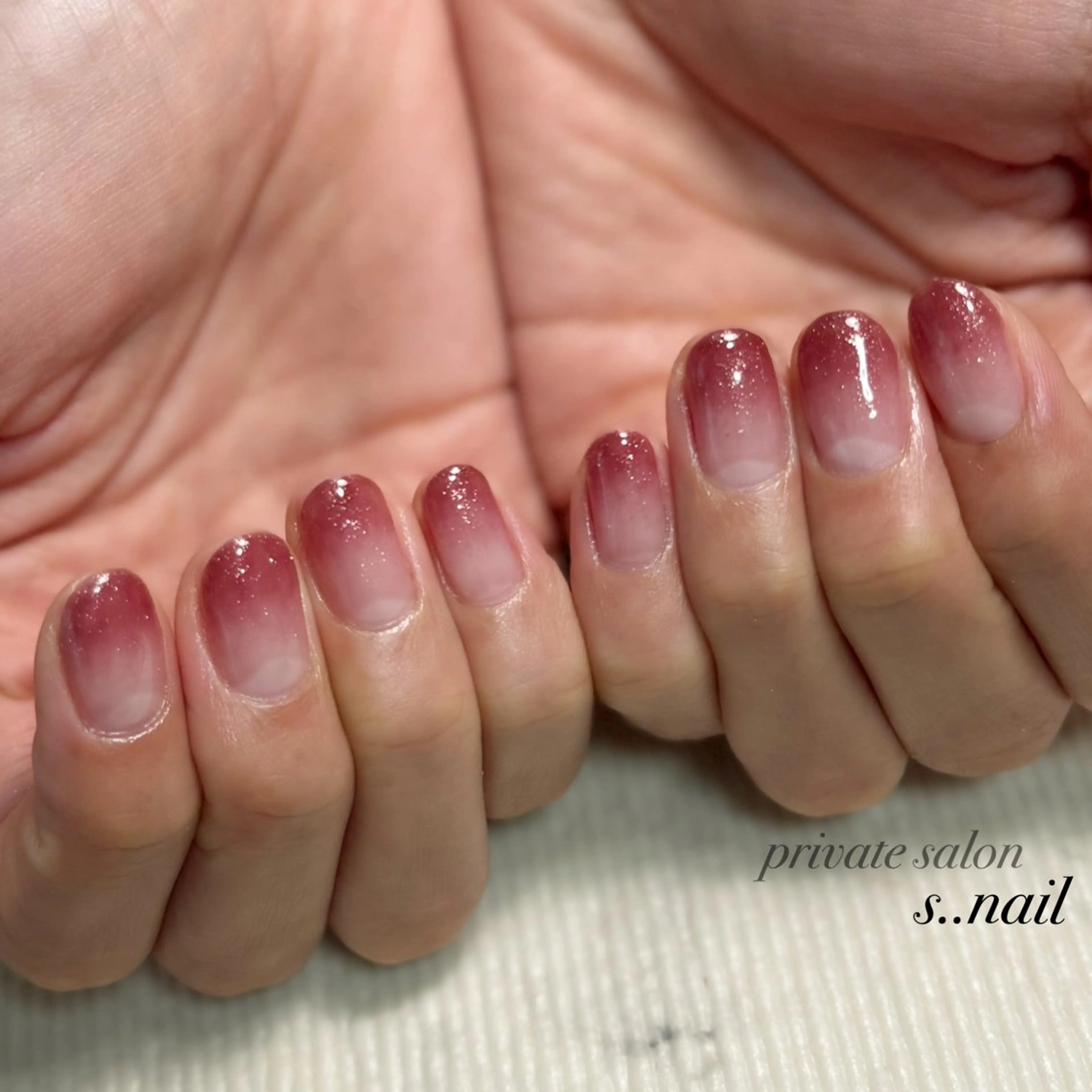 ネイル グラデーション ラメ(グリッター) ハンドネイル フットネイル s..nail / MORITAのネイルデザイン