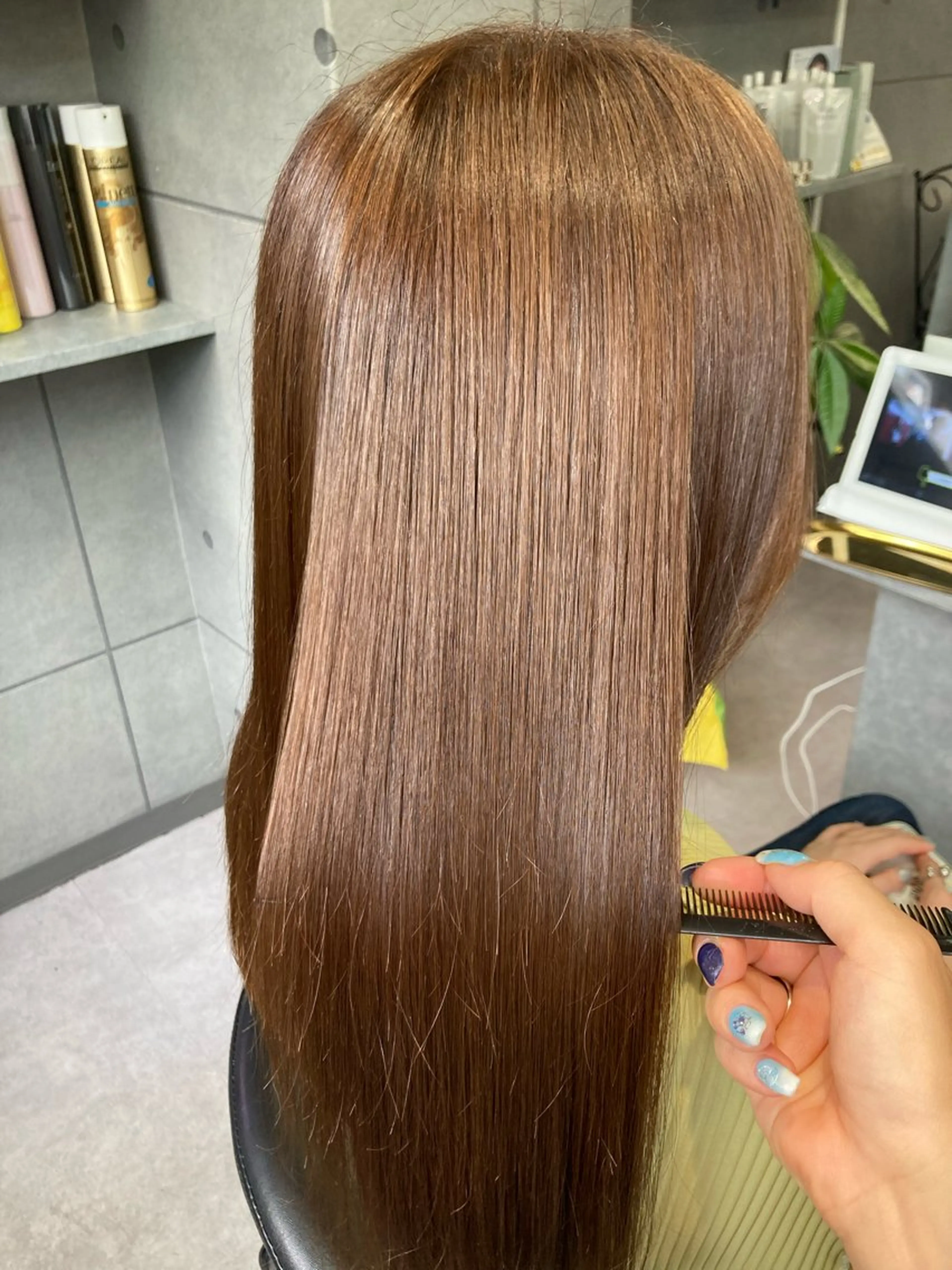 ロング トリートメント 髪質改善☺︎縮毛矯正 ふじい まりんのヘアスタイル