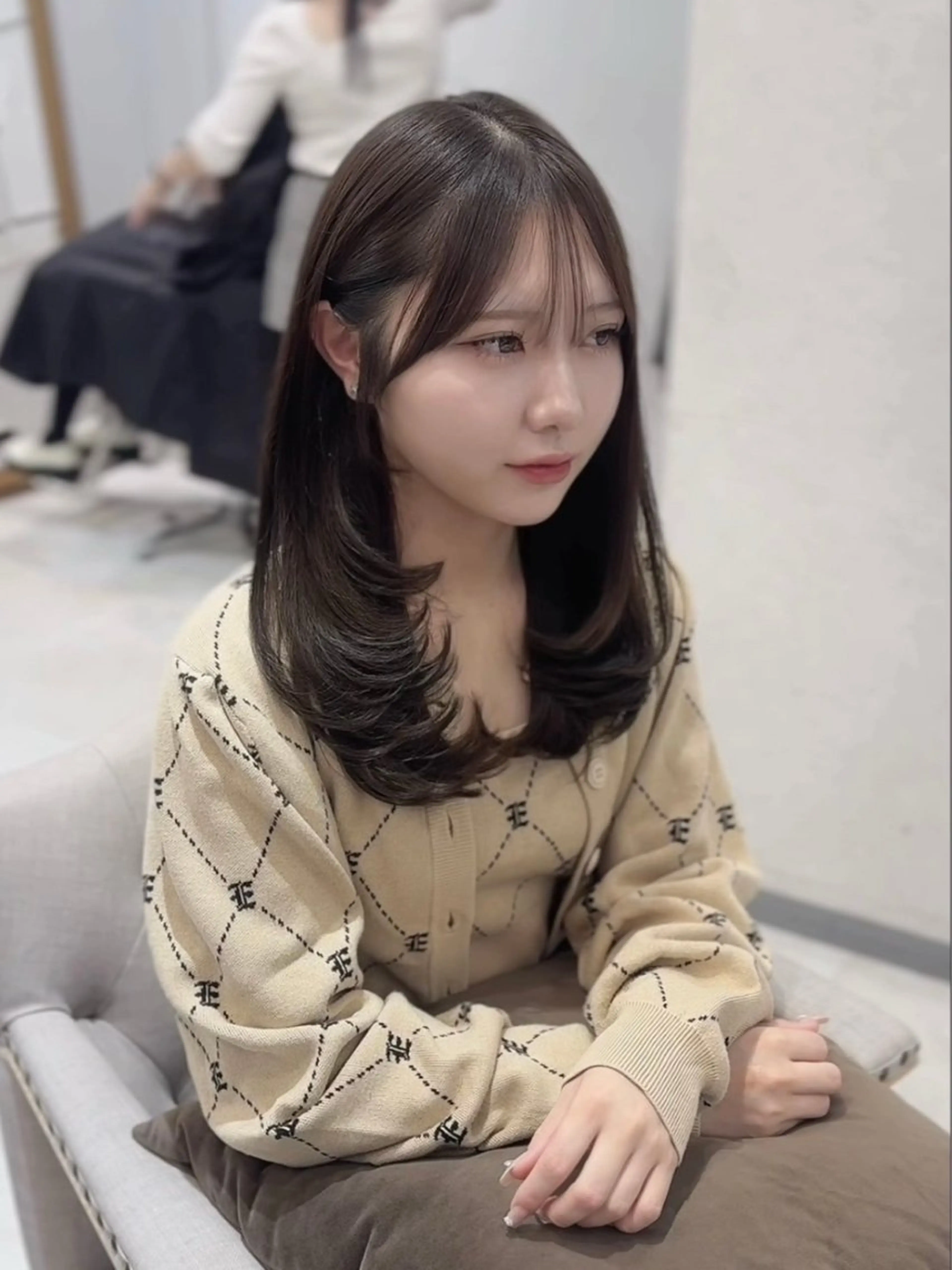 【✨顔周りの気になる方はこちら✨】前髪カット＋前髪顔周り縮毛矯正＋トリートメントの写真