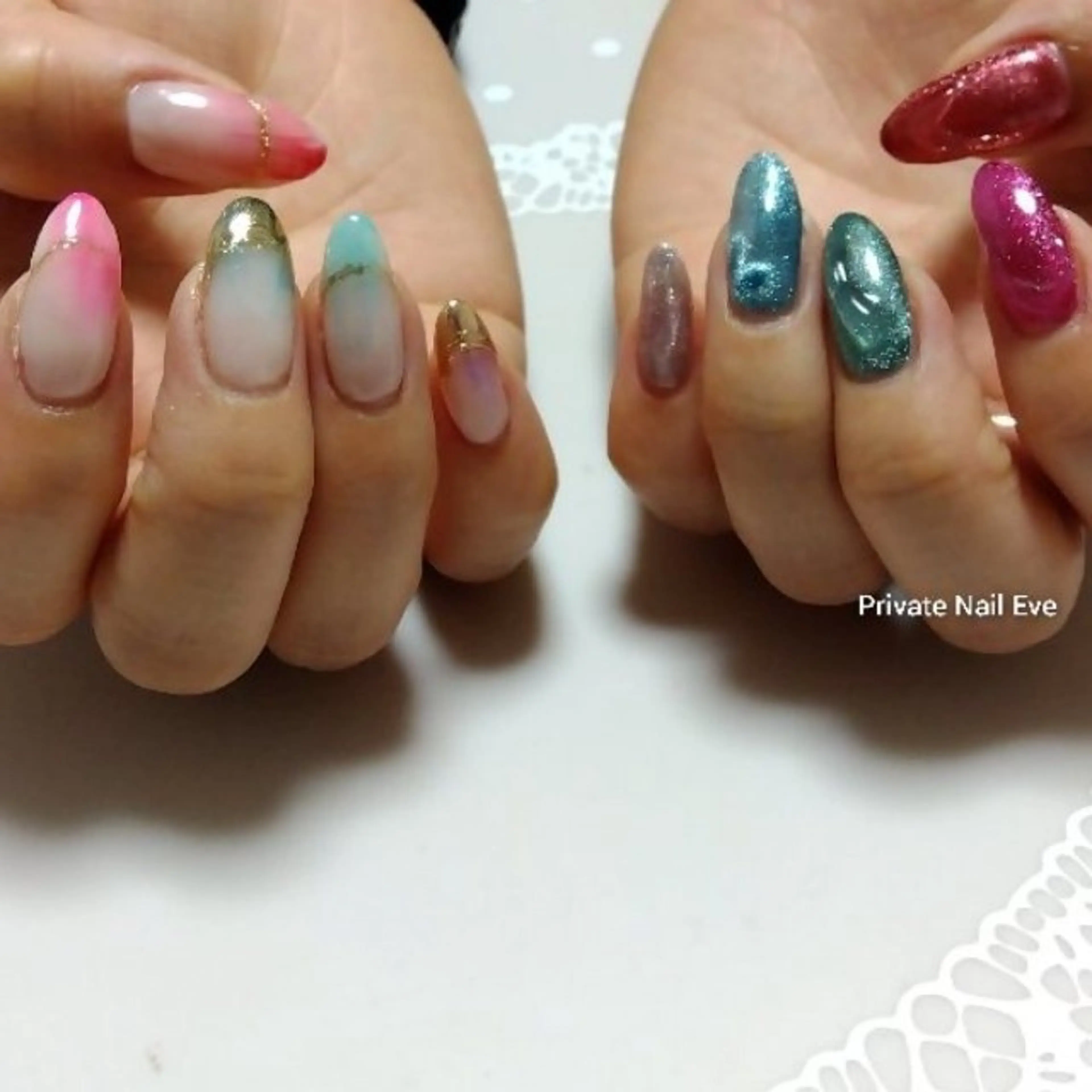 ネイル アートネイル 持ち込み ハンドネイル ネイル junkoのネイルデザイン