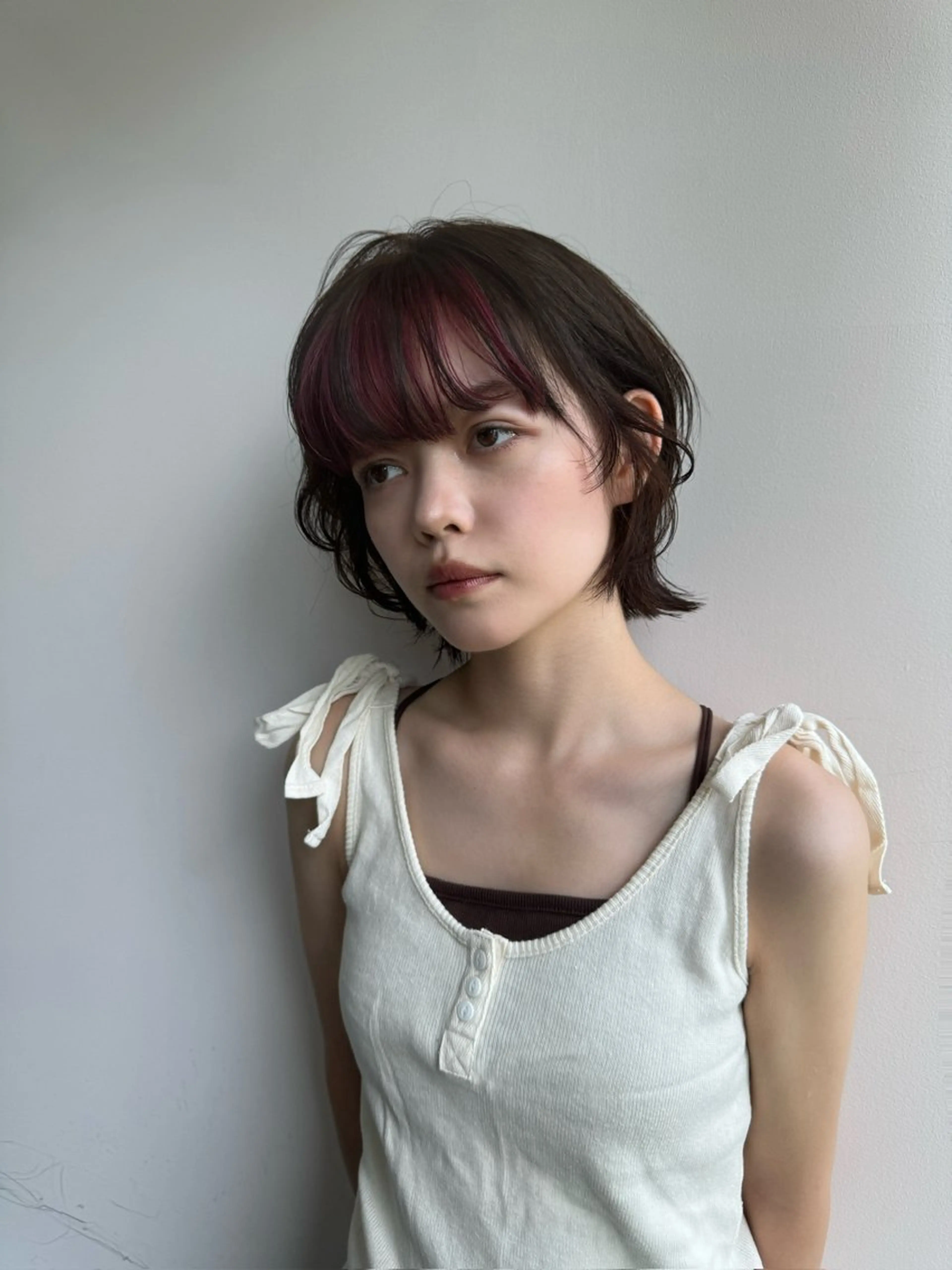 ショート カラー 森田遥奈/透明感カラ ー/似合わせカットのヘアスタイル