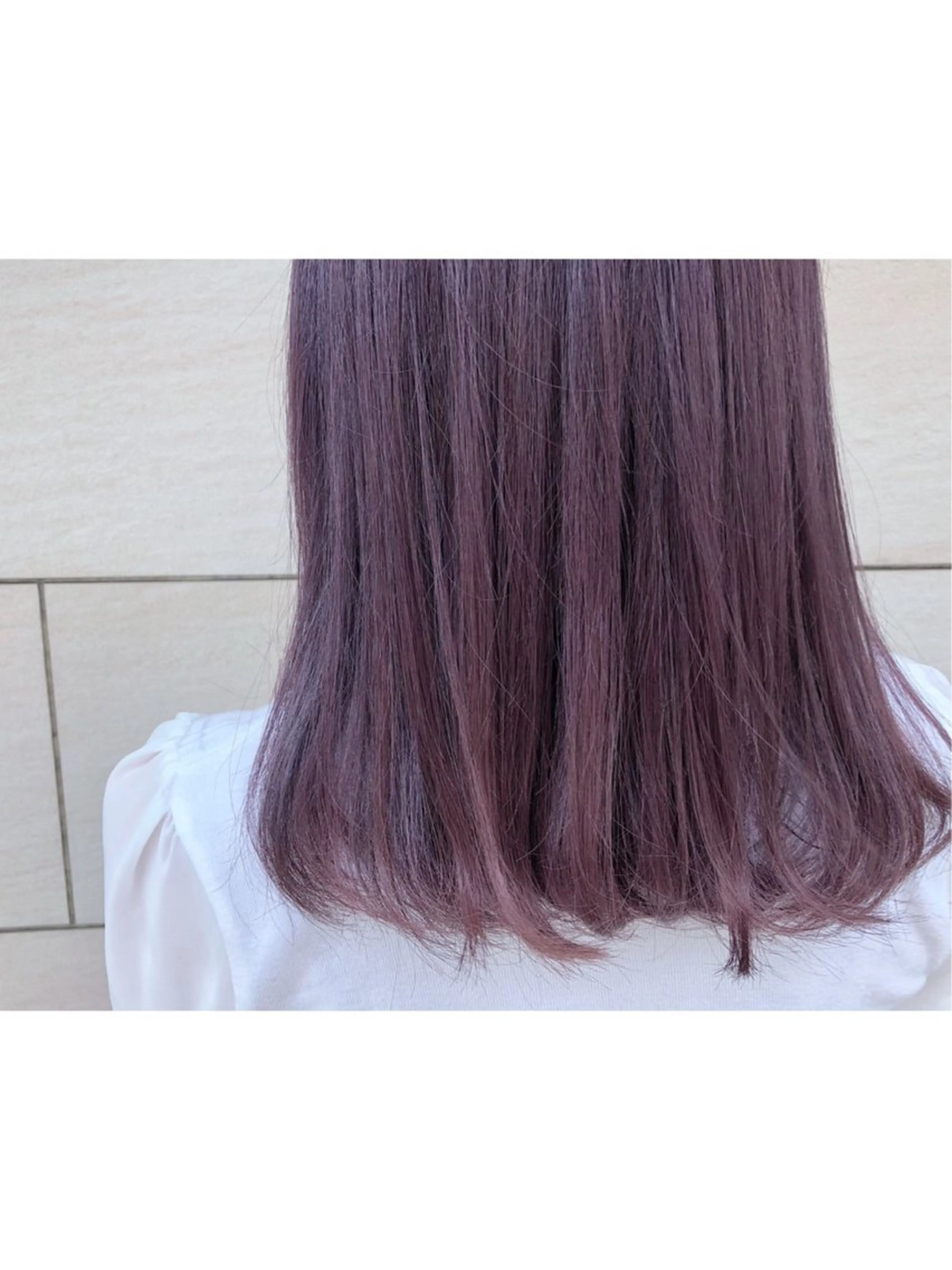 ミディアム 辻野 光希のヘアスタイル