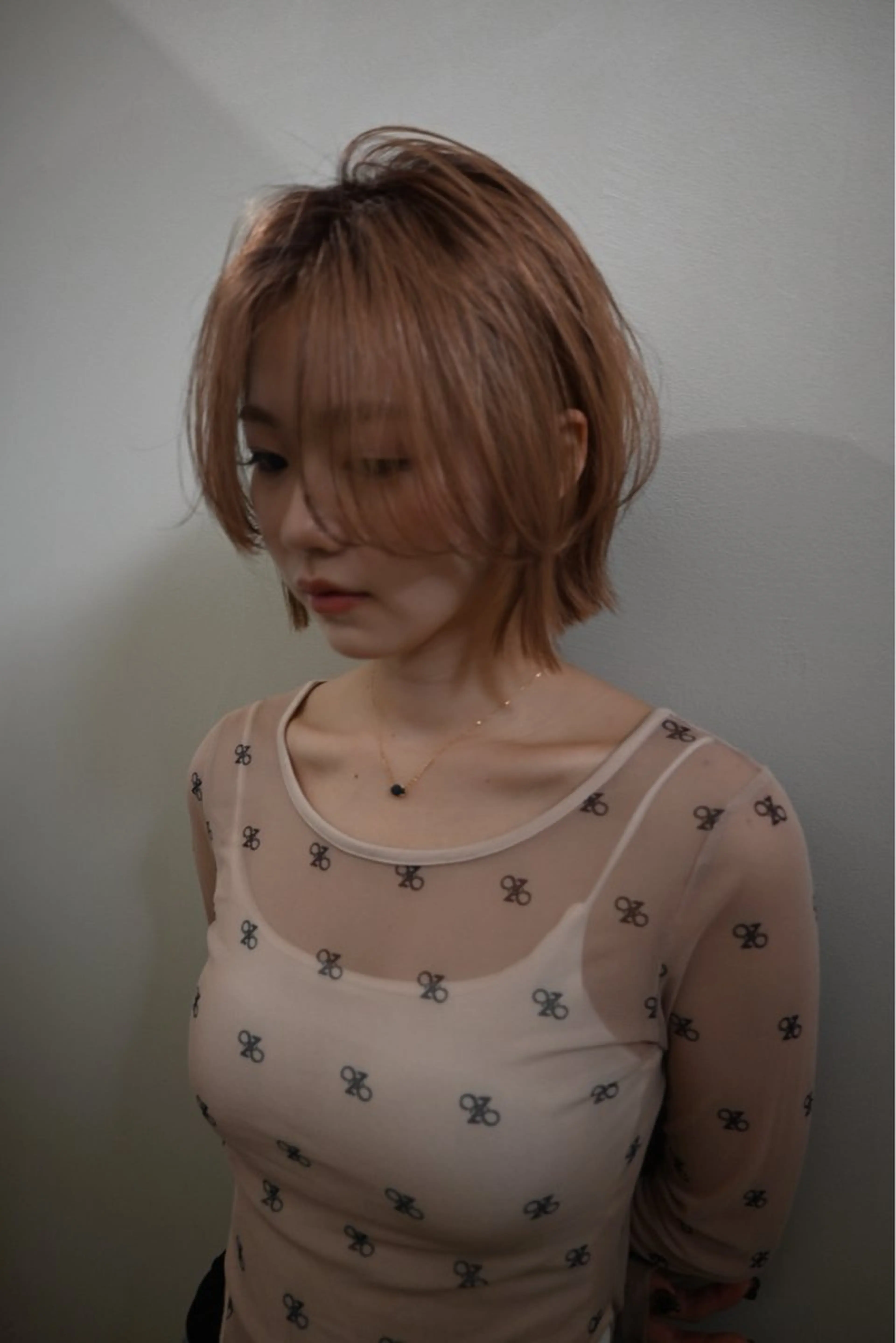 ブリーチなしダブルカラーの写真