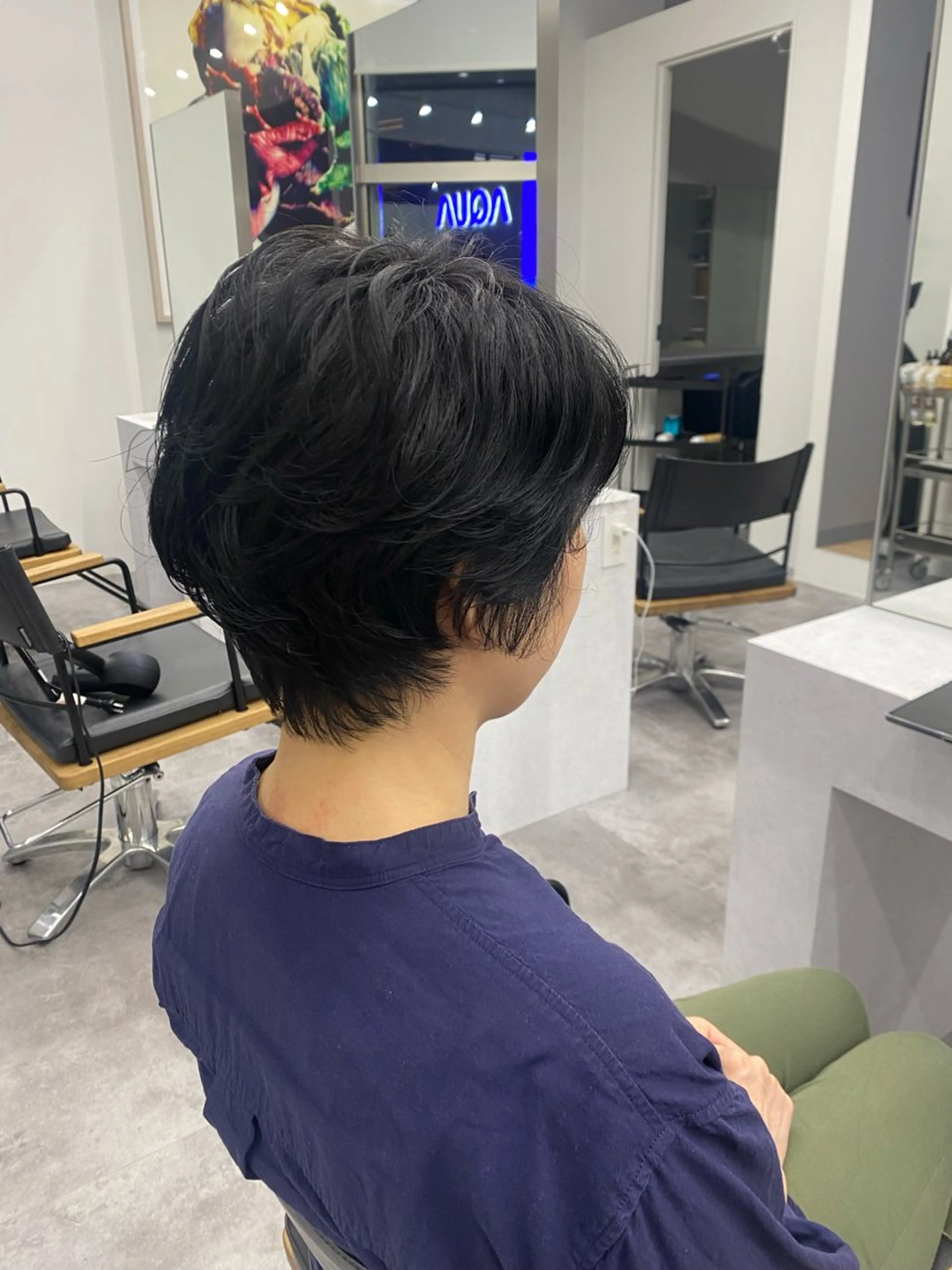 ショート カラー パーマ ヘアアレンジ レイヤー/メンズ🥑 マエダアズミ🥑のヘアスタイル