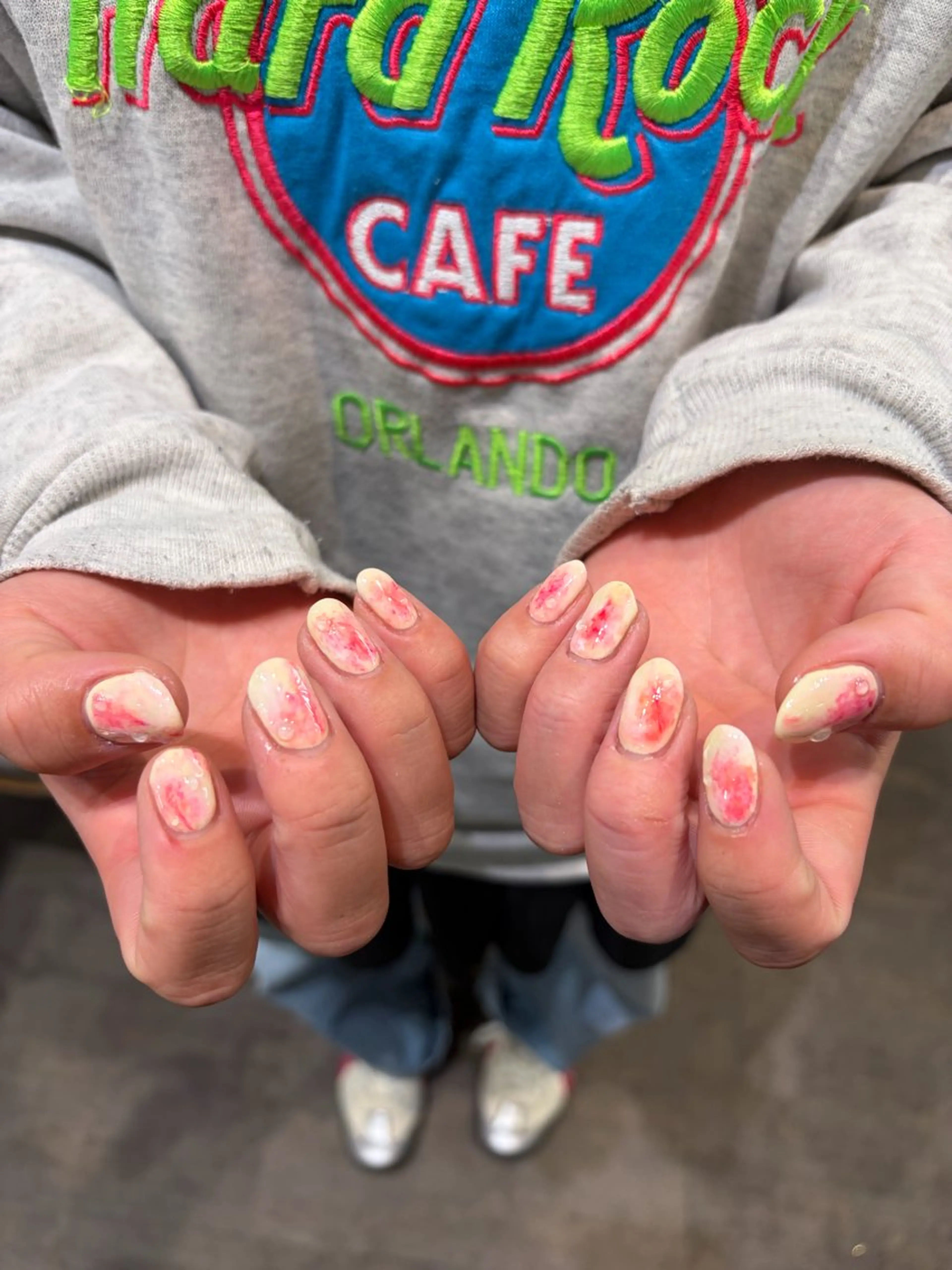 ネイル ハンドネイル ハイトーン💖 ネイル💅まりなのヘアスタイル