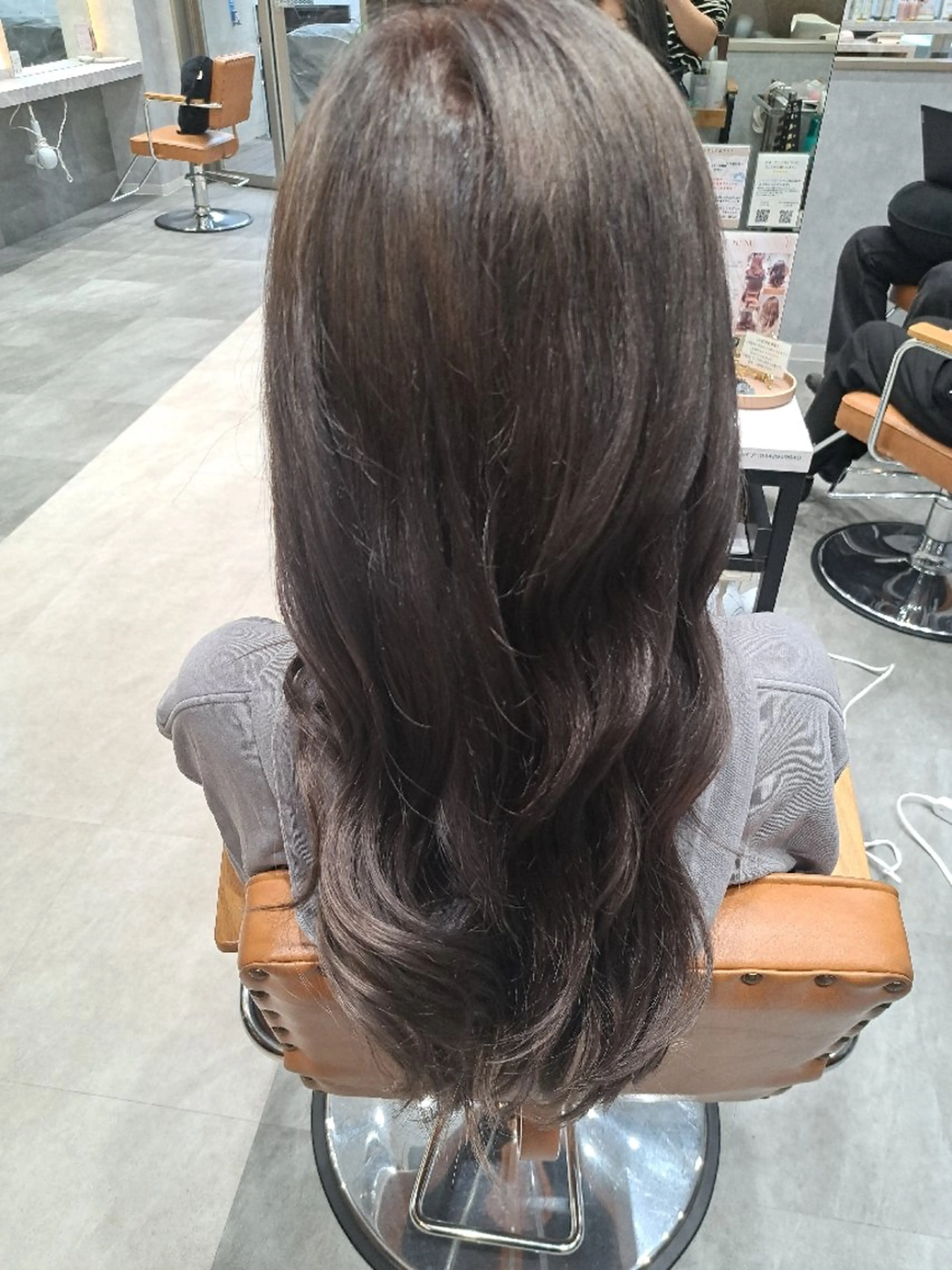 カラー グレージュ 関口 知佳のヘアスタイル