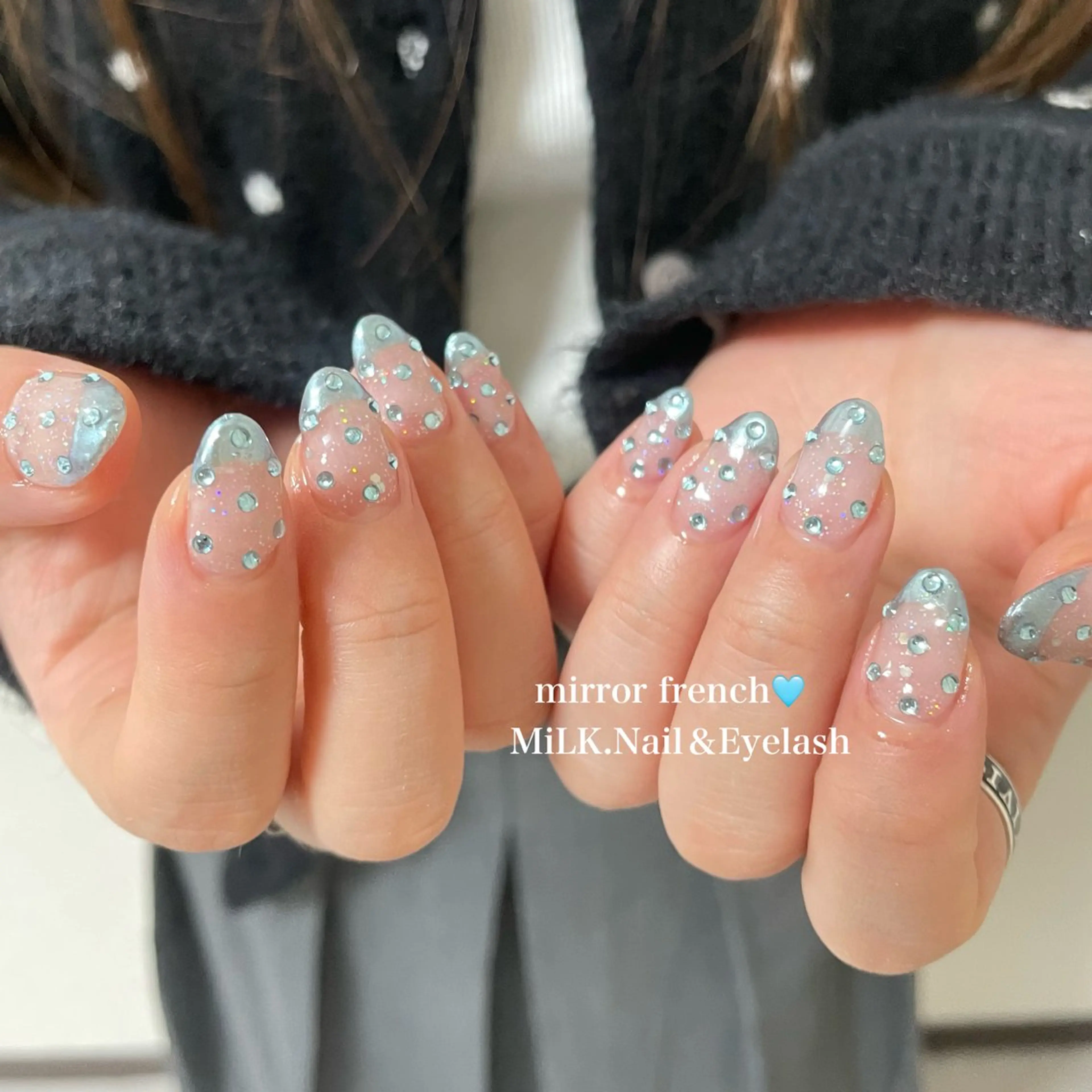 ネイル ゴールド ハンドネイル MiLK.   Nail&Eyelash所属・MiLK. wakaのマツエク・マツパデザイン