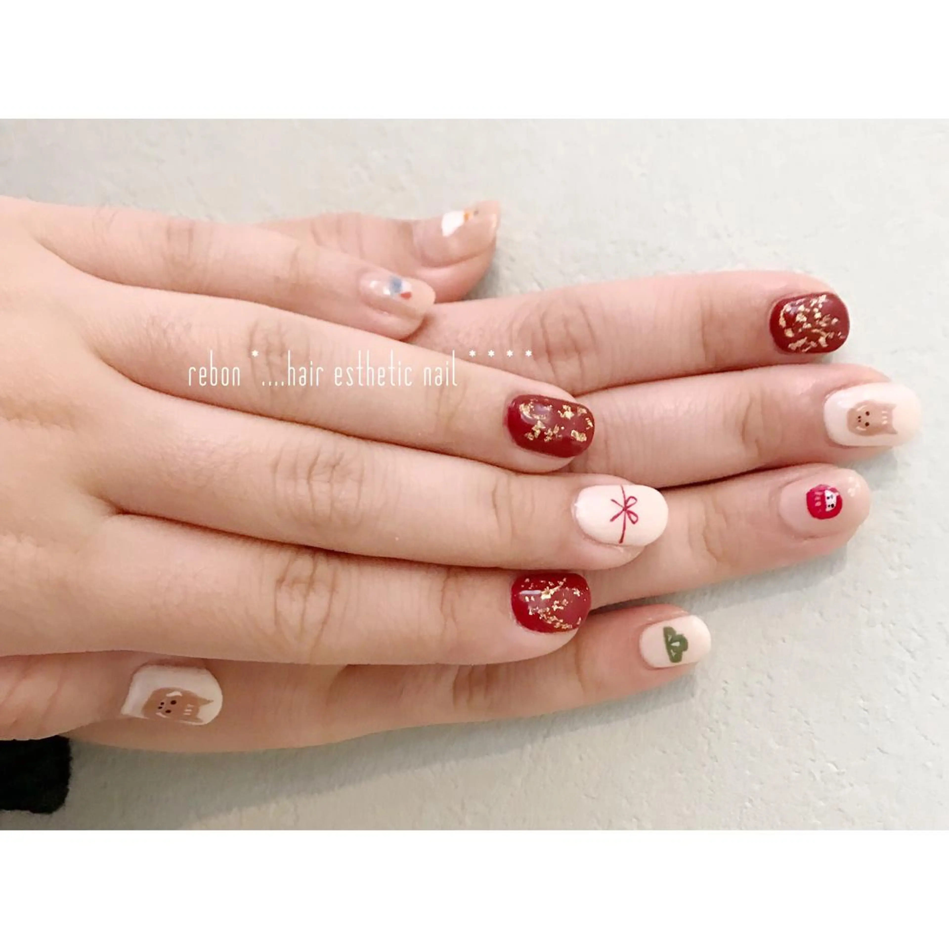 ネイル ハンドネイル フットネイル rebon＊ natsukiのネイルデザイン