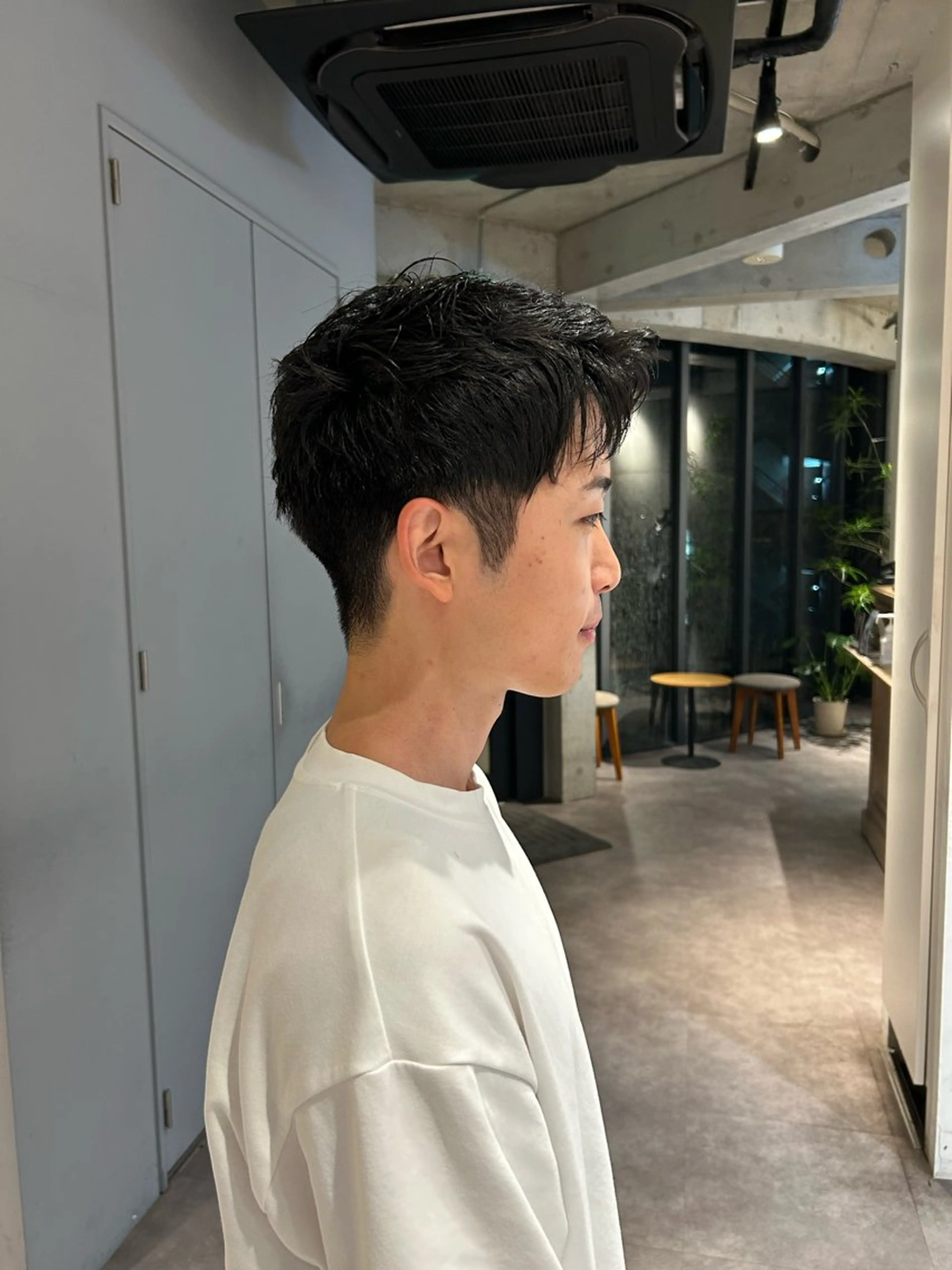 ショート メンズ 葉月/ボブ/ 透明感カラー／中目黒のヘアスタイル