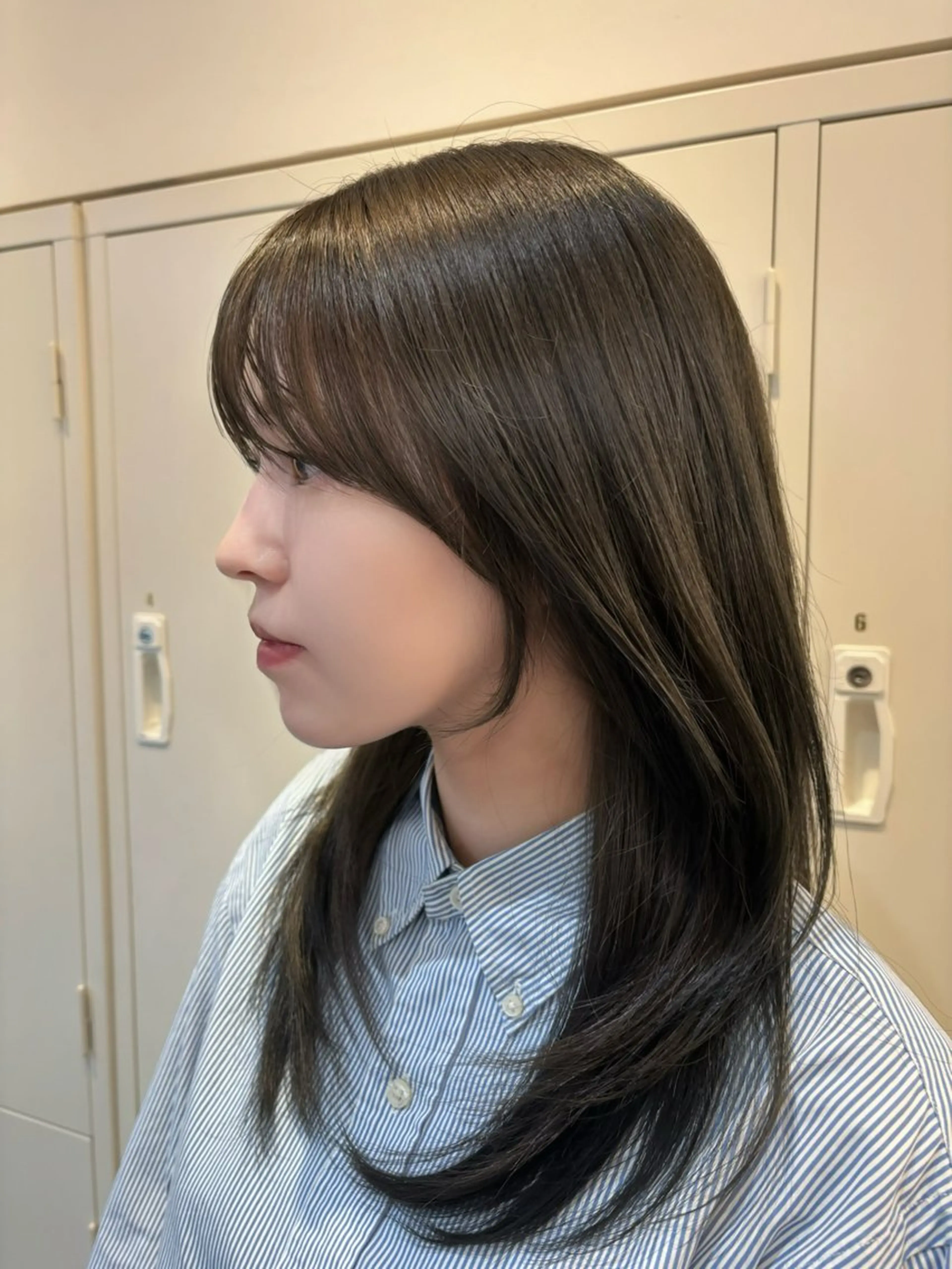 セミロング レイヤーカット カット ヘアカラー トリートメント 🍀祥吾🍀レイヤー 艶髪❣️髪質改善❤️のヘアスタイル