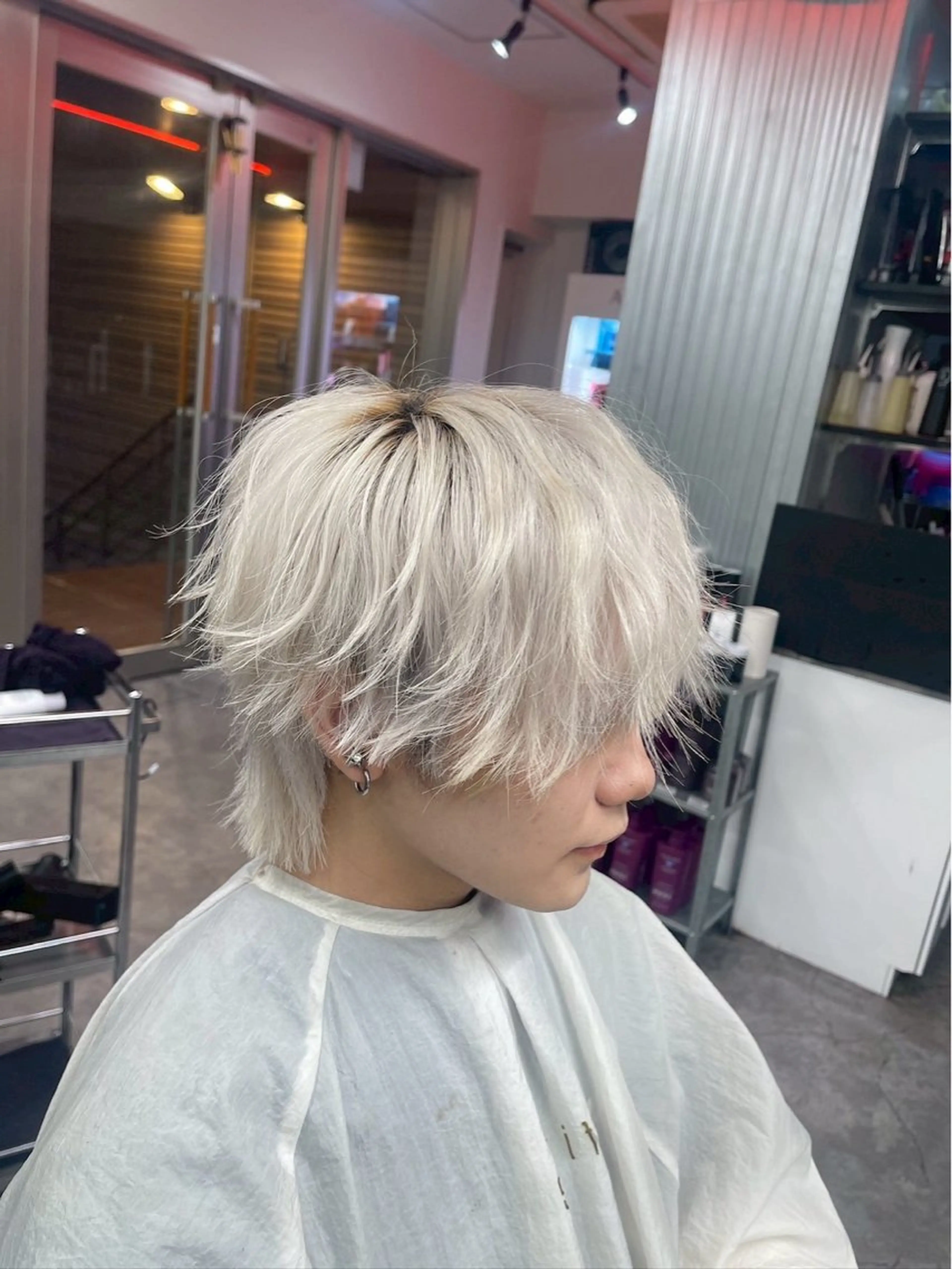 カラー その他 メンズハイトーン 北斗💍レイヤーのヘアスタイル