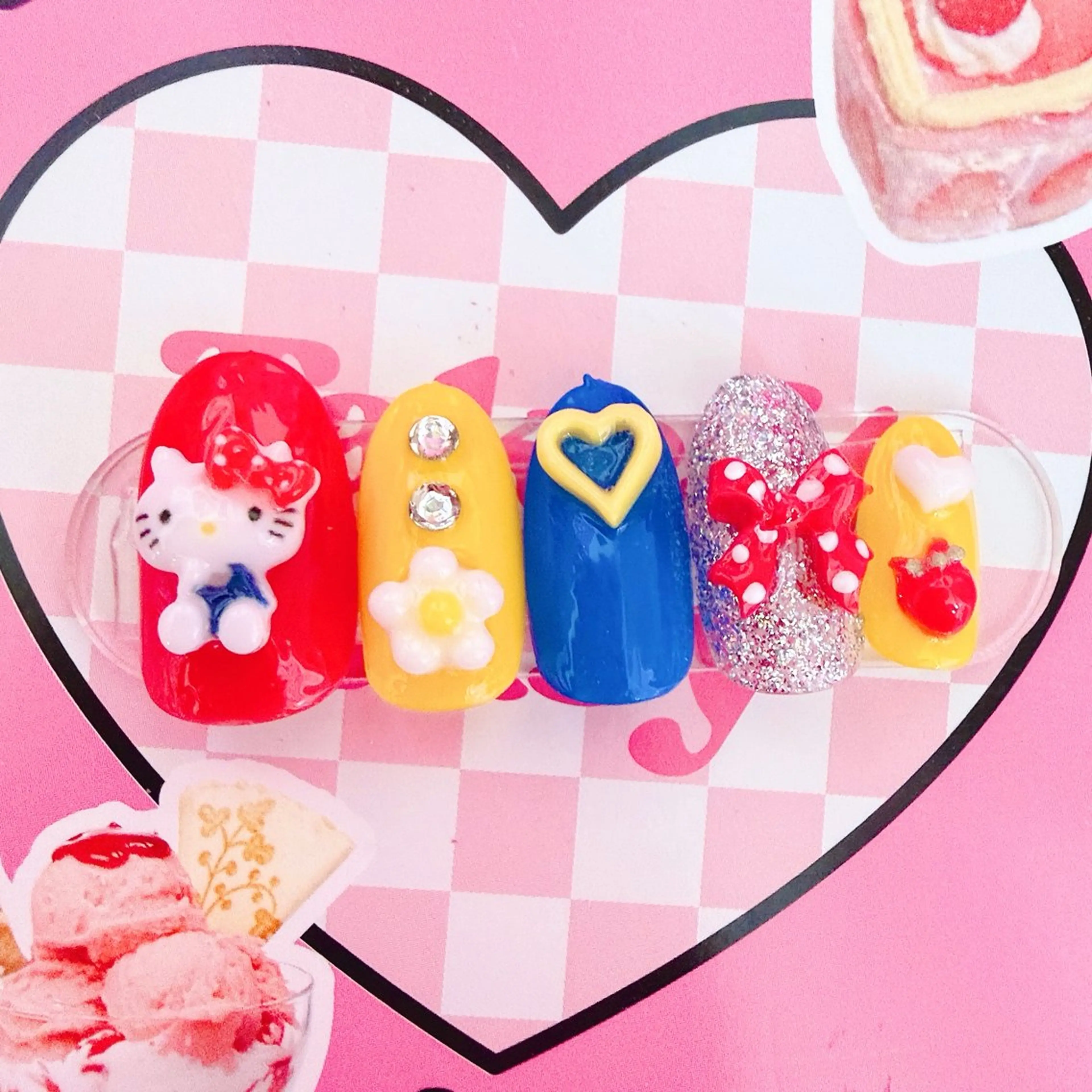 ネイル ハンドネイル MignonReve ♡EIMI🌈のネイルデザイン