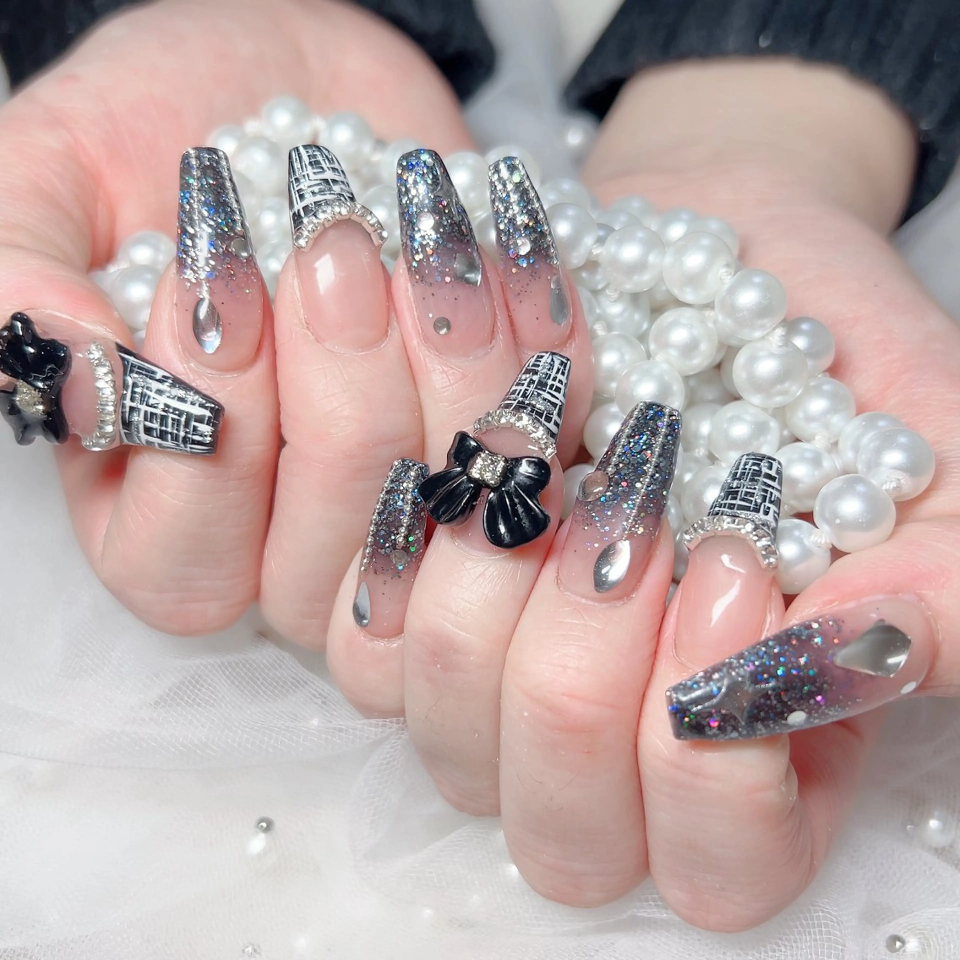 ネイル ハンドネイル M🌷nail 長さだし専門店のネイルデザイン