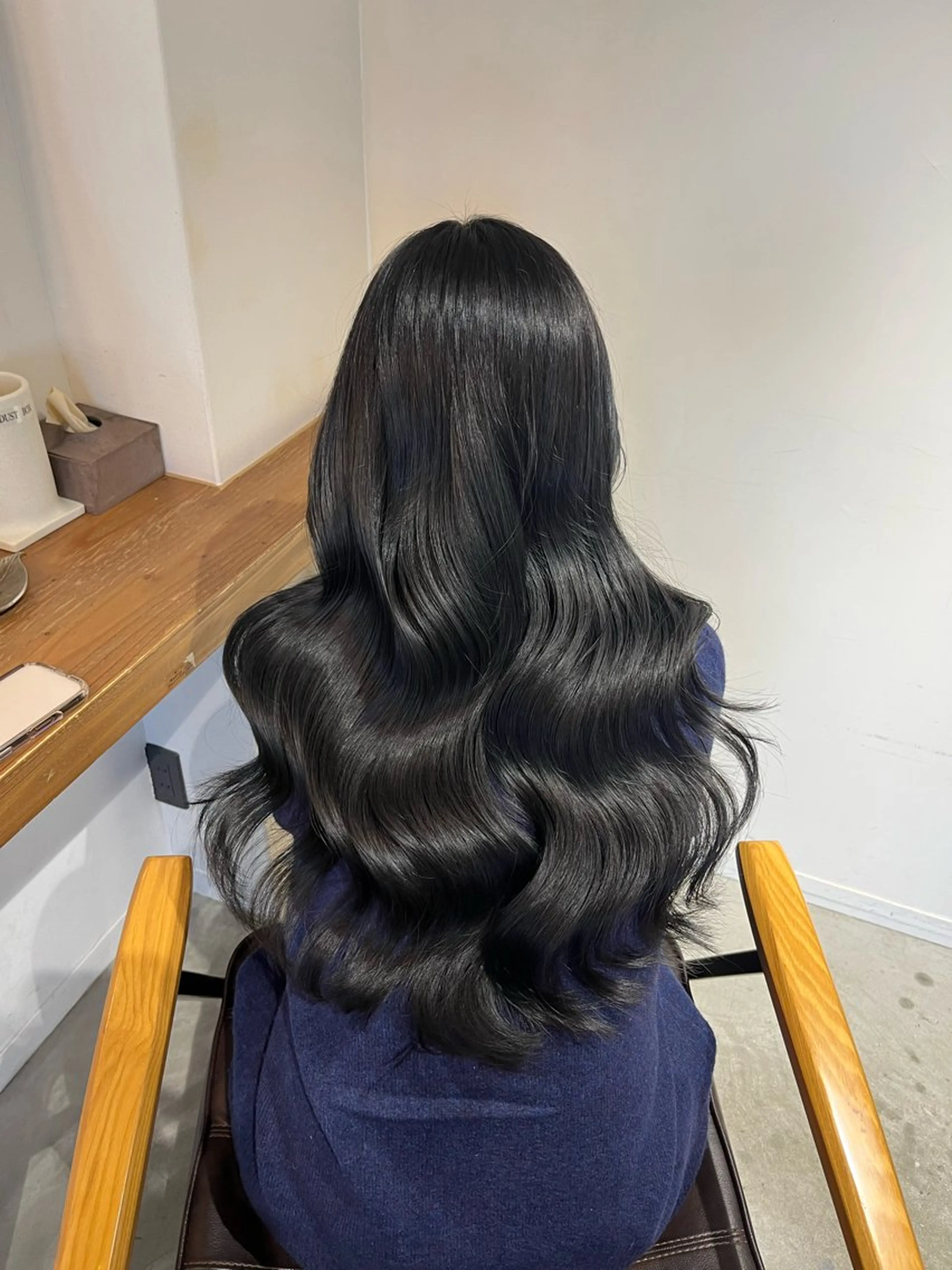 ロング 塩川ももこ/ 縮毛矯正/ヘアセットのヘアスタイル