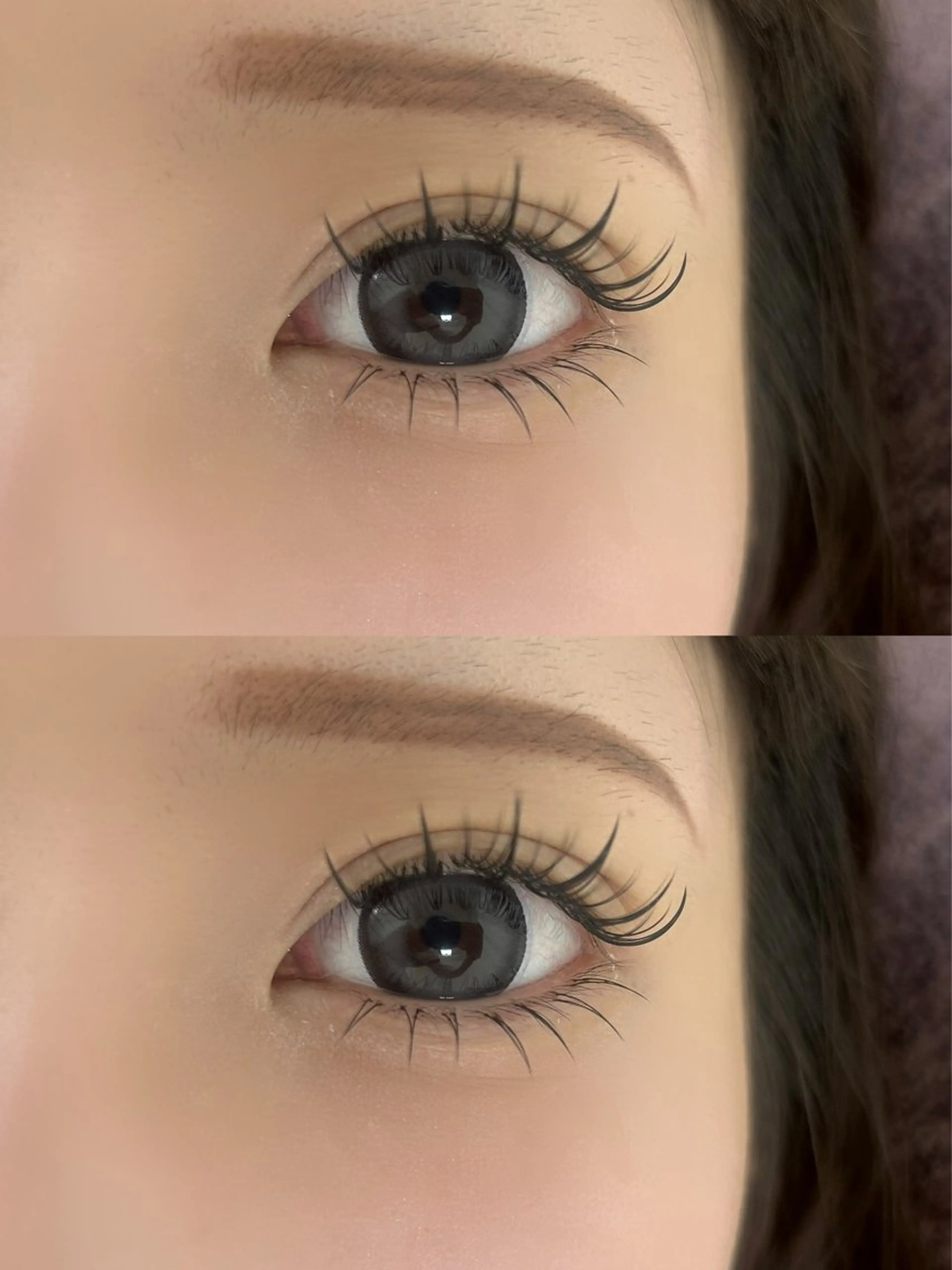 マツエク・マツパ 付け放題 バインドロック カラーマツエク フラットラッシュ 韓国風マツエク マツパ Ｍ salon アイラッシュのマツエク・マツパデザイン