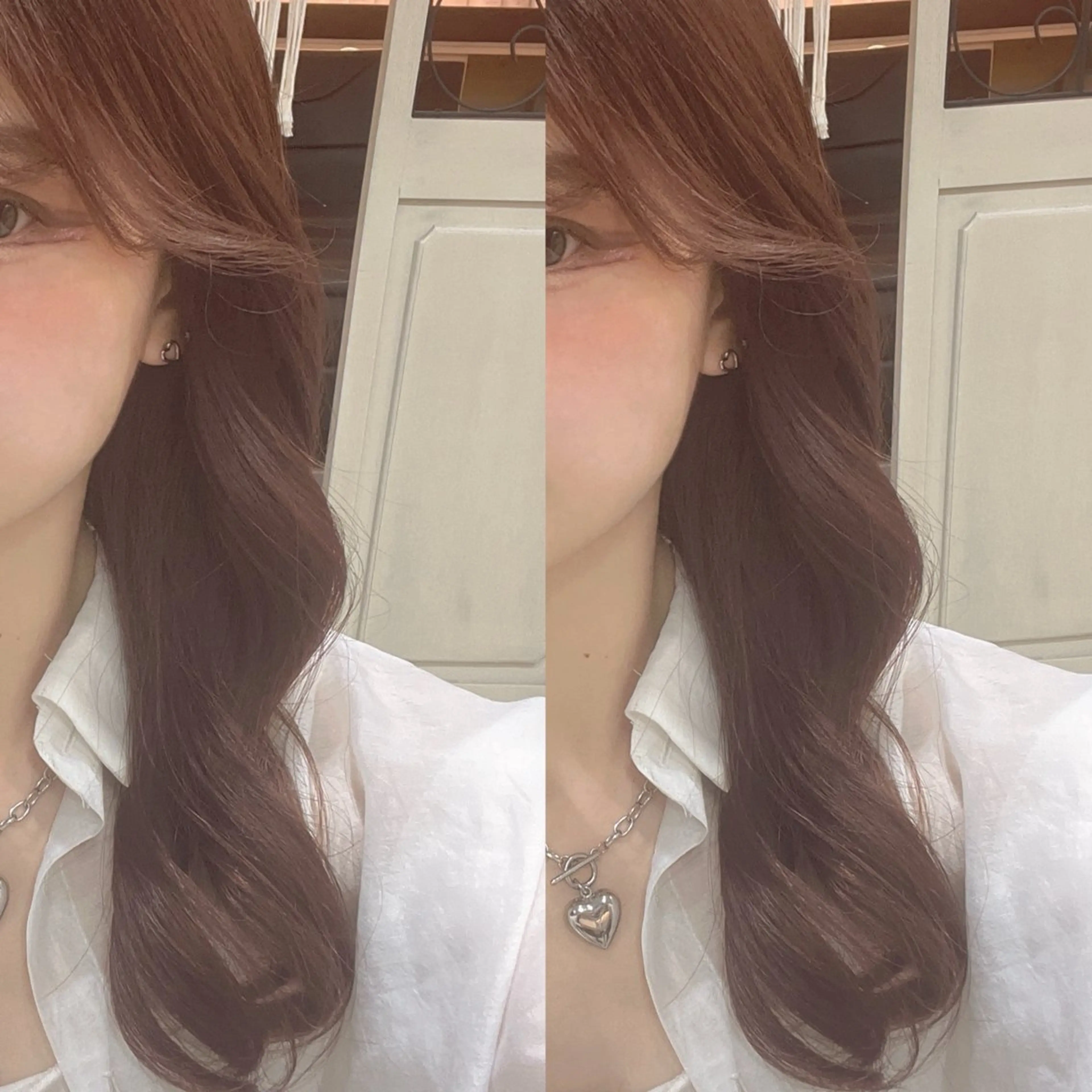 ロング くびれヘア 顔周りカット 小顔カット カット トリートメント 透明感カラー／ 艶感カラー／RAMUのヘアスタイル