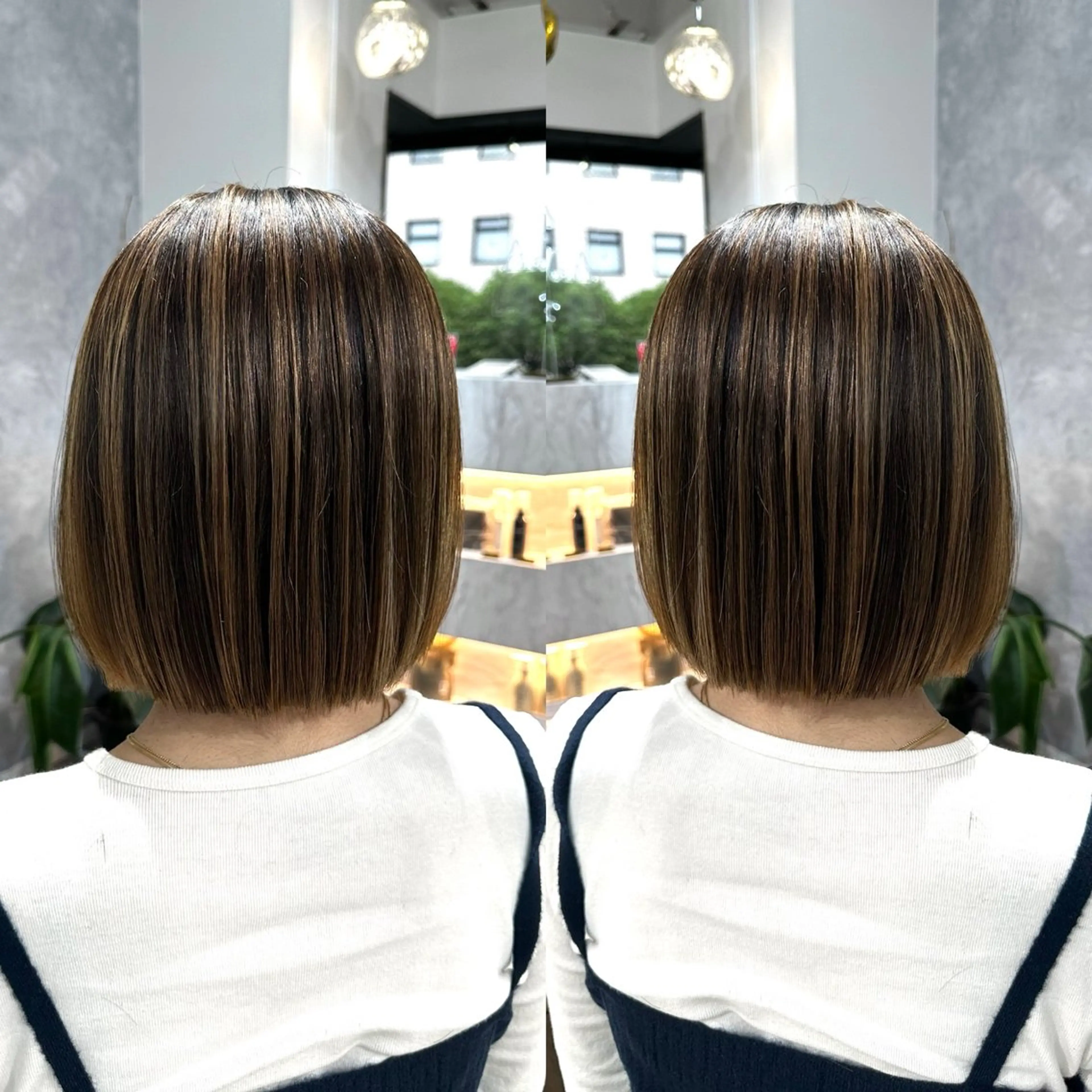 ショート ボブ カット ヘアカラー 海外レイヤーカット 🇺🇸山村拓士のヘアスタイル