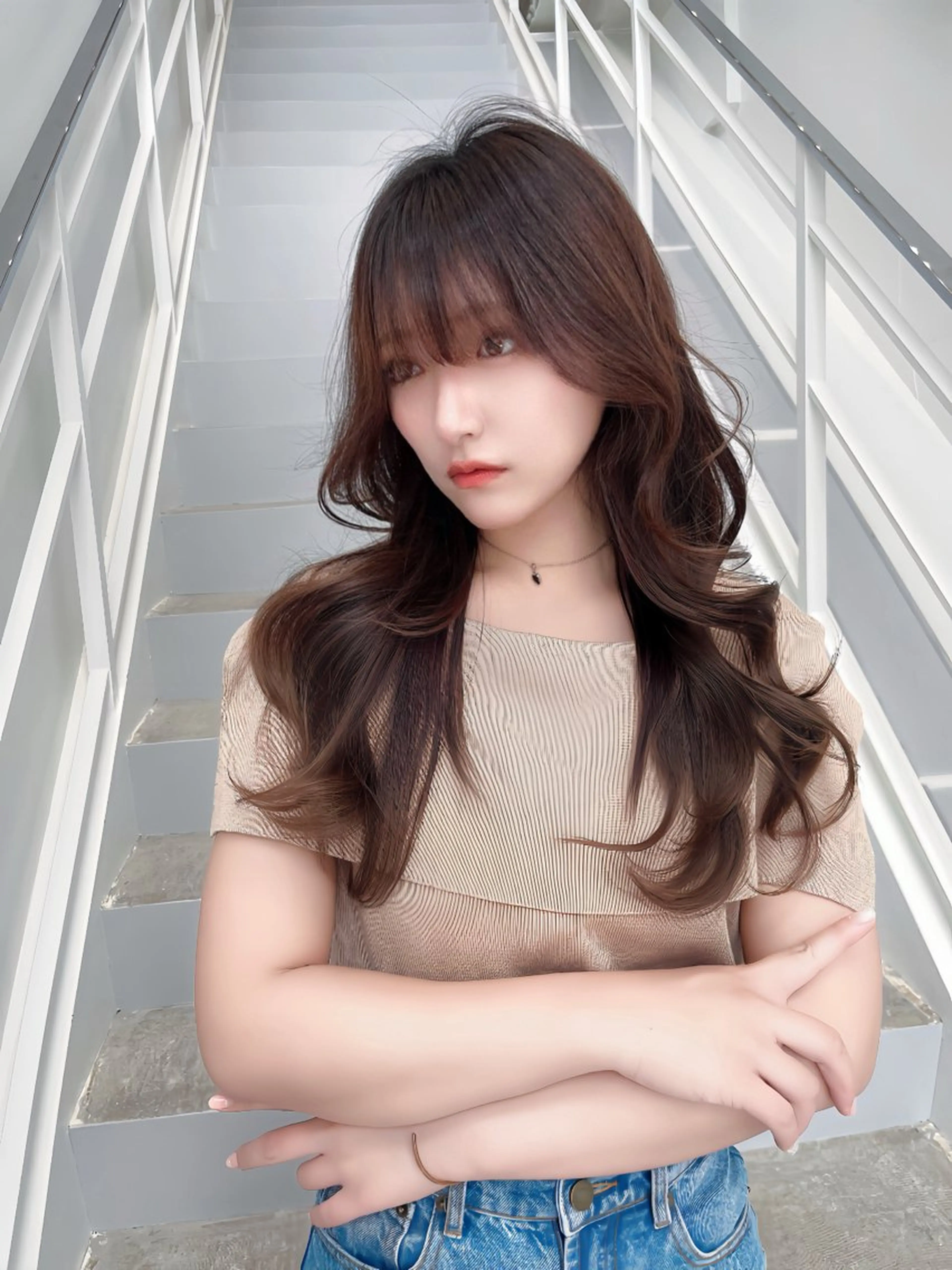 ロング 韓国ヘア/髪質改善 TAKAHIROのヘアスタイル