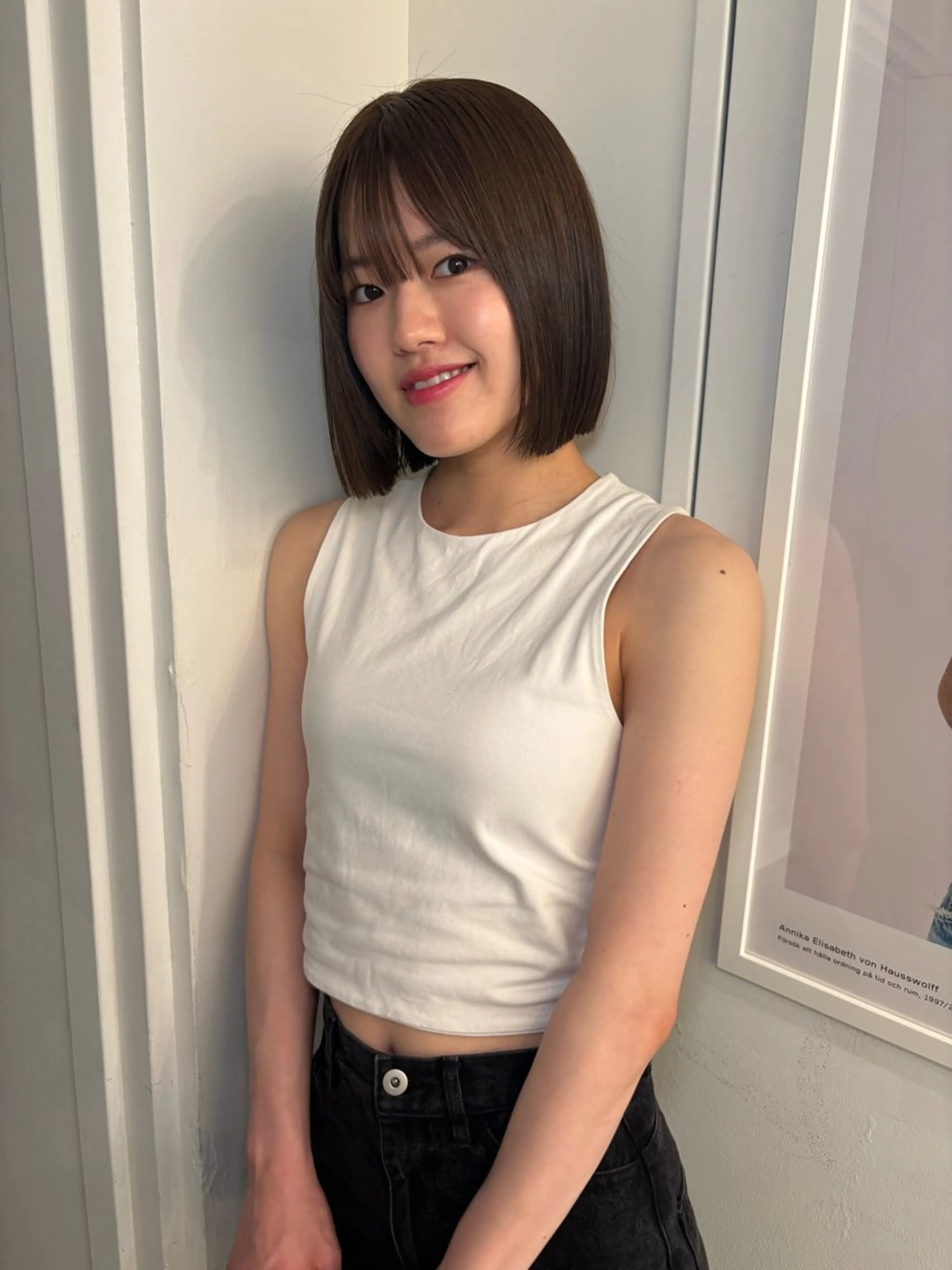 ショート riria/ボブ /ブラウンカラー🎀のヘアスタイル