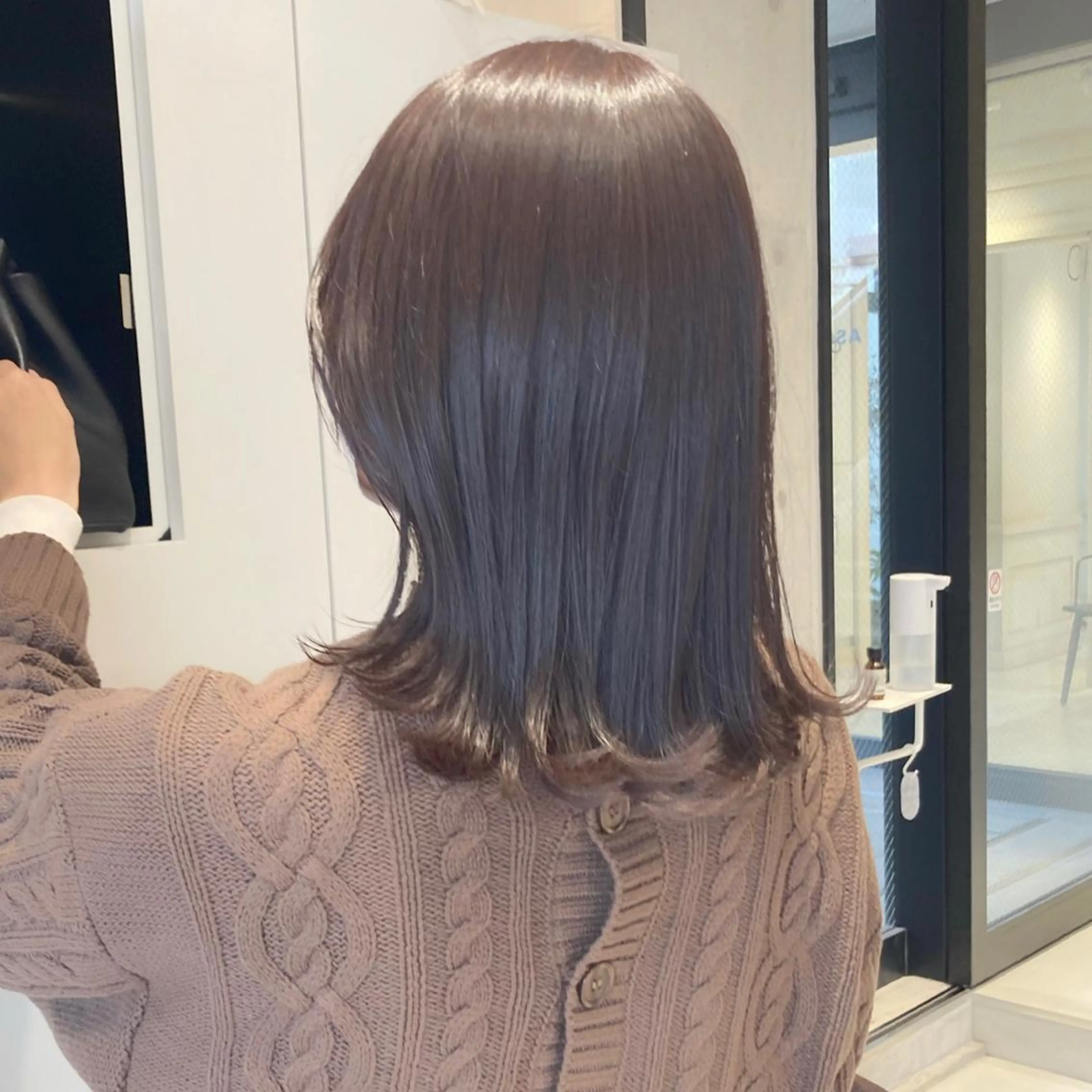 ミディアム カラー 透明感カラー ダブルカラー グレージュ ラベンダーカラー ラベンダーグレージュ MURANAKA RYOのヘアスタイル