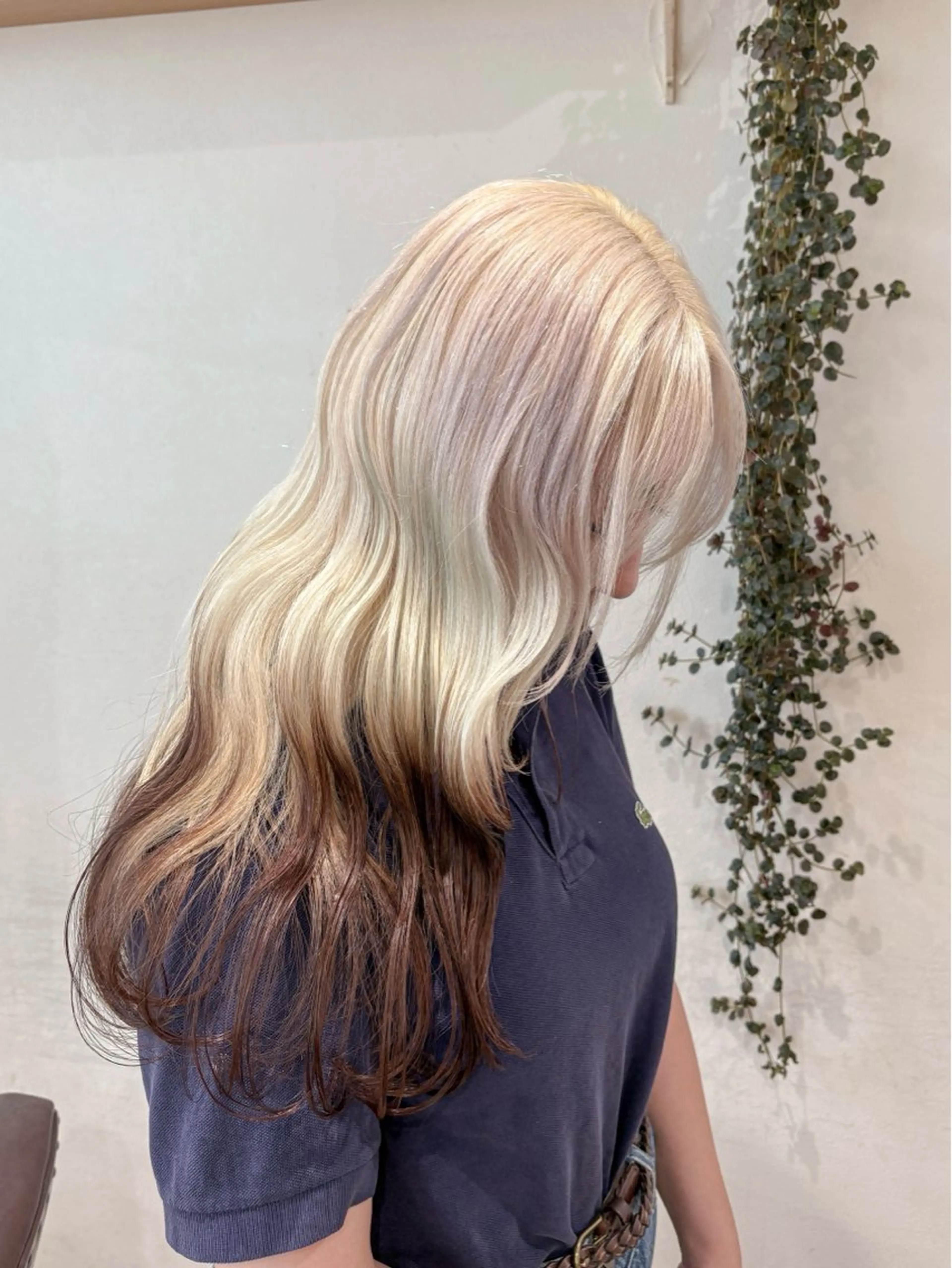 ロング カラー ヘアカラー 似合わせカット ▫️ｲﾁｶ🌻のヘアスタイル