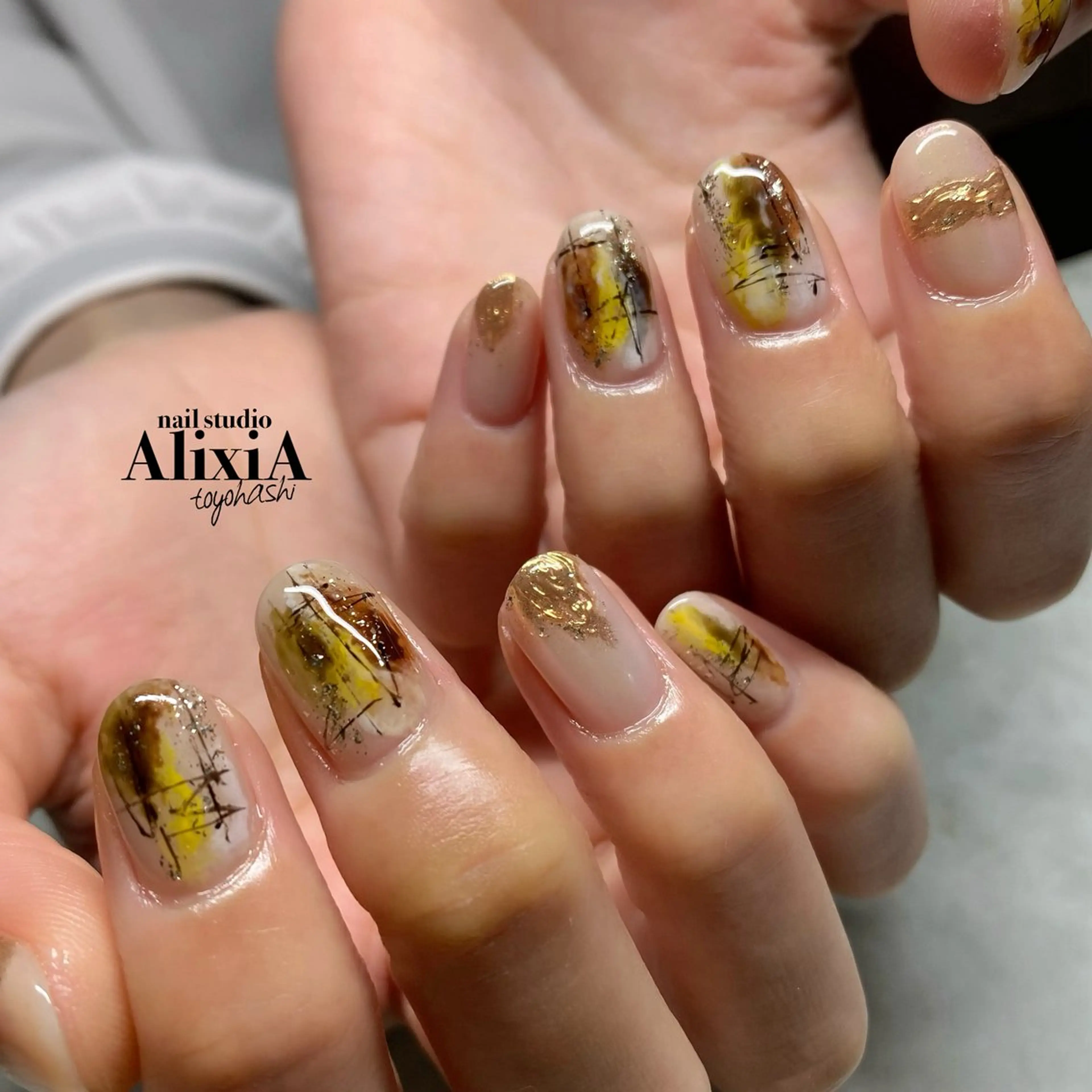 ネイル ハンドネイル AlixiA   nail studio所属・AlixiA ゆみのネイルデザイン
