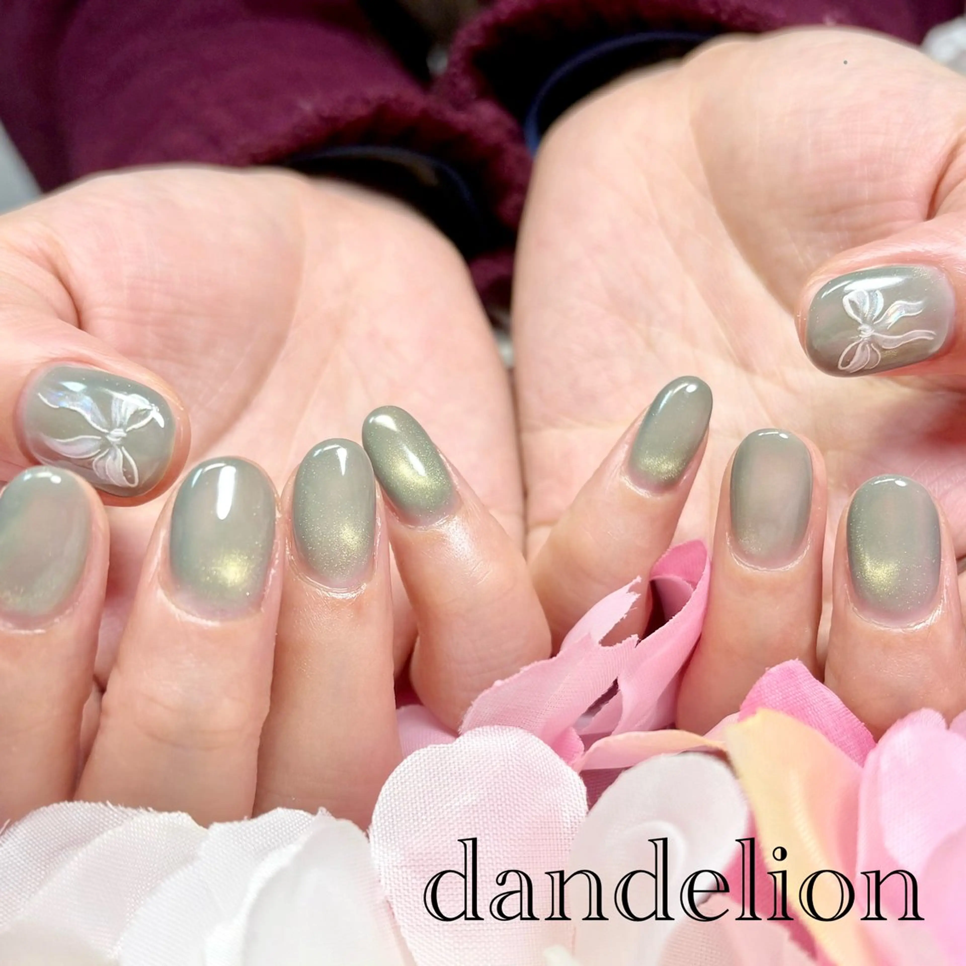 ネイル ハンドネイル ハンドケア dandelion ダンデライオンのネイルデザイン