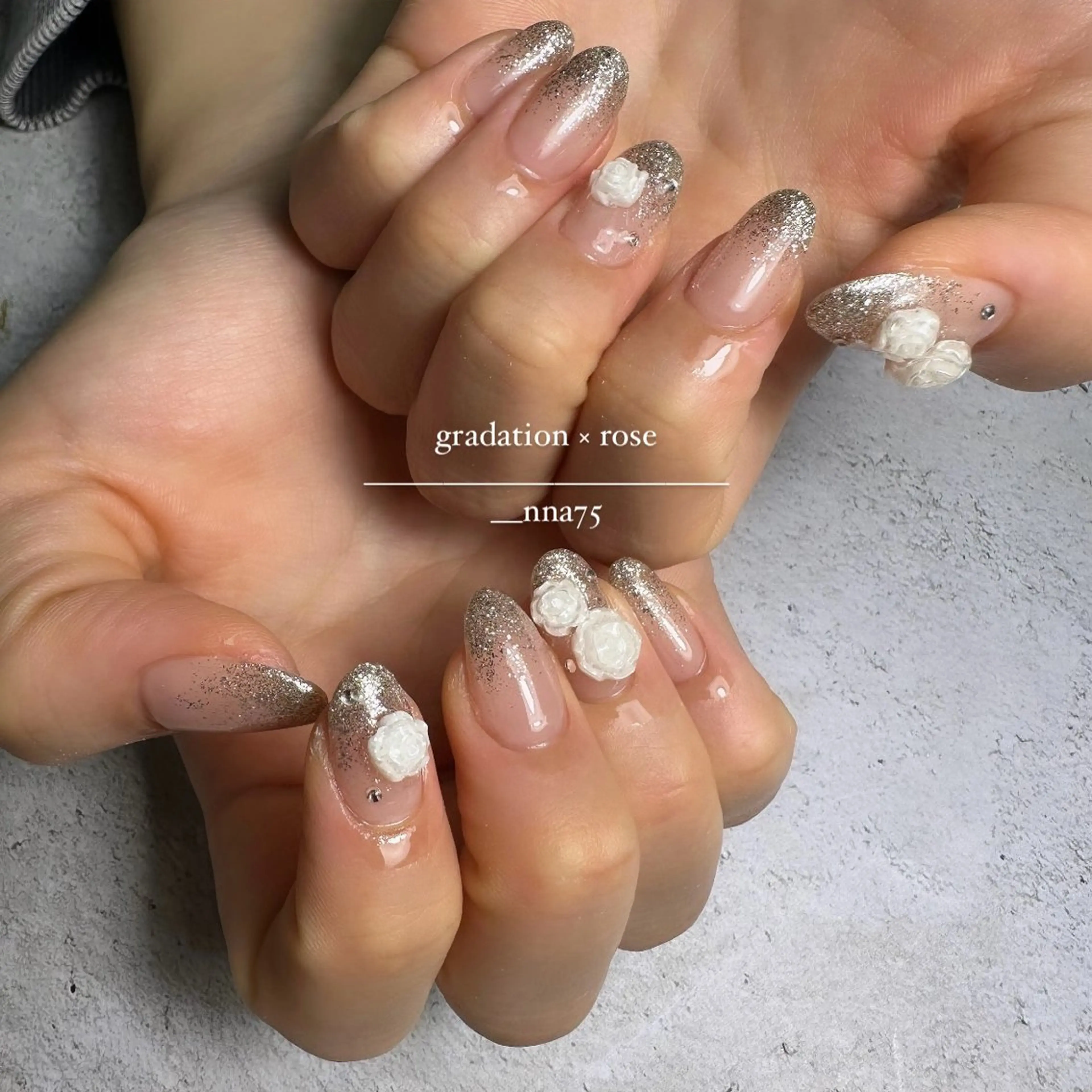 ネイル ハンドネイル GRANDE OSU Anna 🧸💛のネイルデザイン