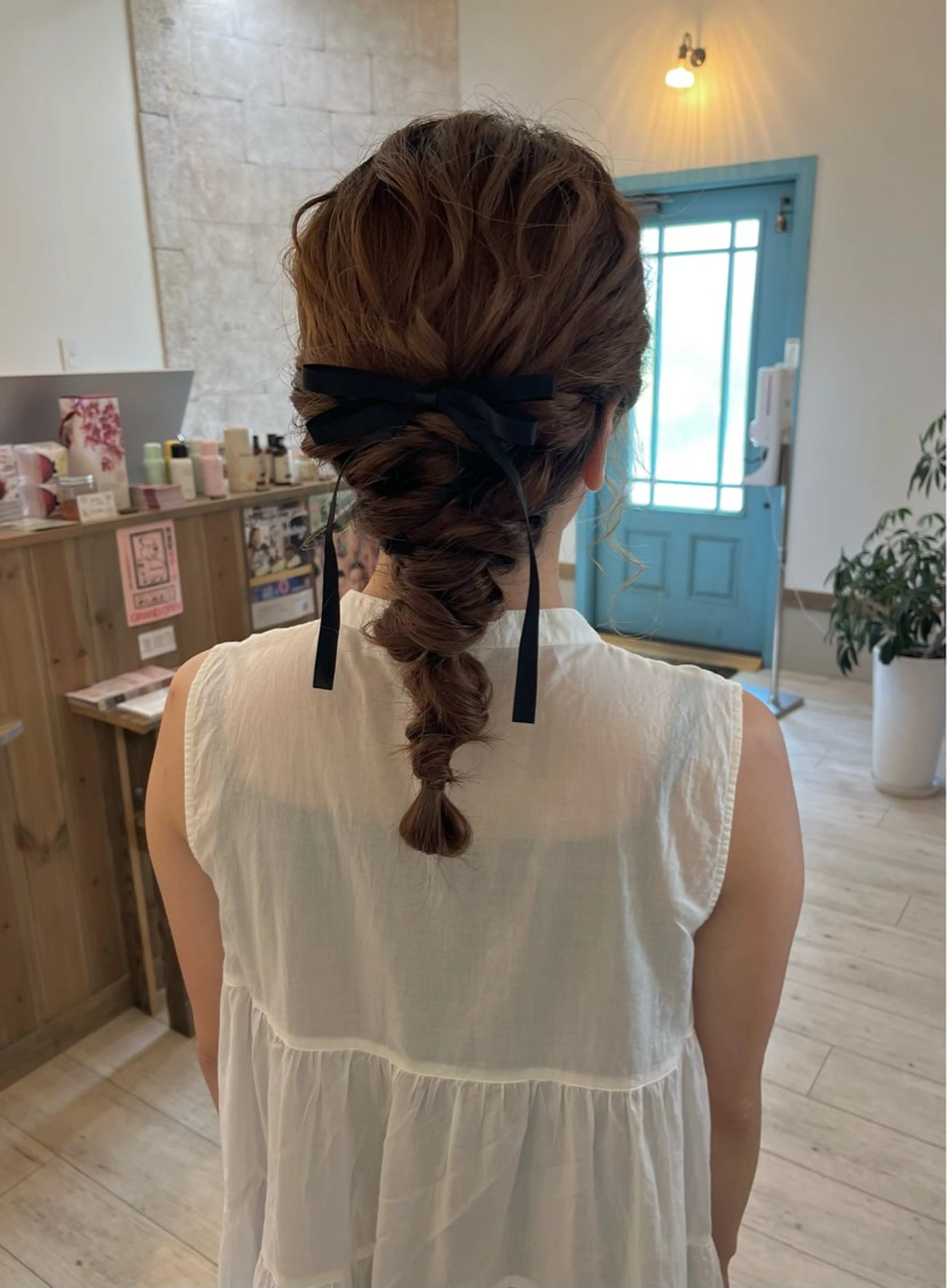 ロング ヘアアレンジ Agu hair time所属・time_ メラニーのヘアスタイル