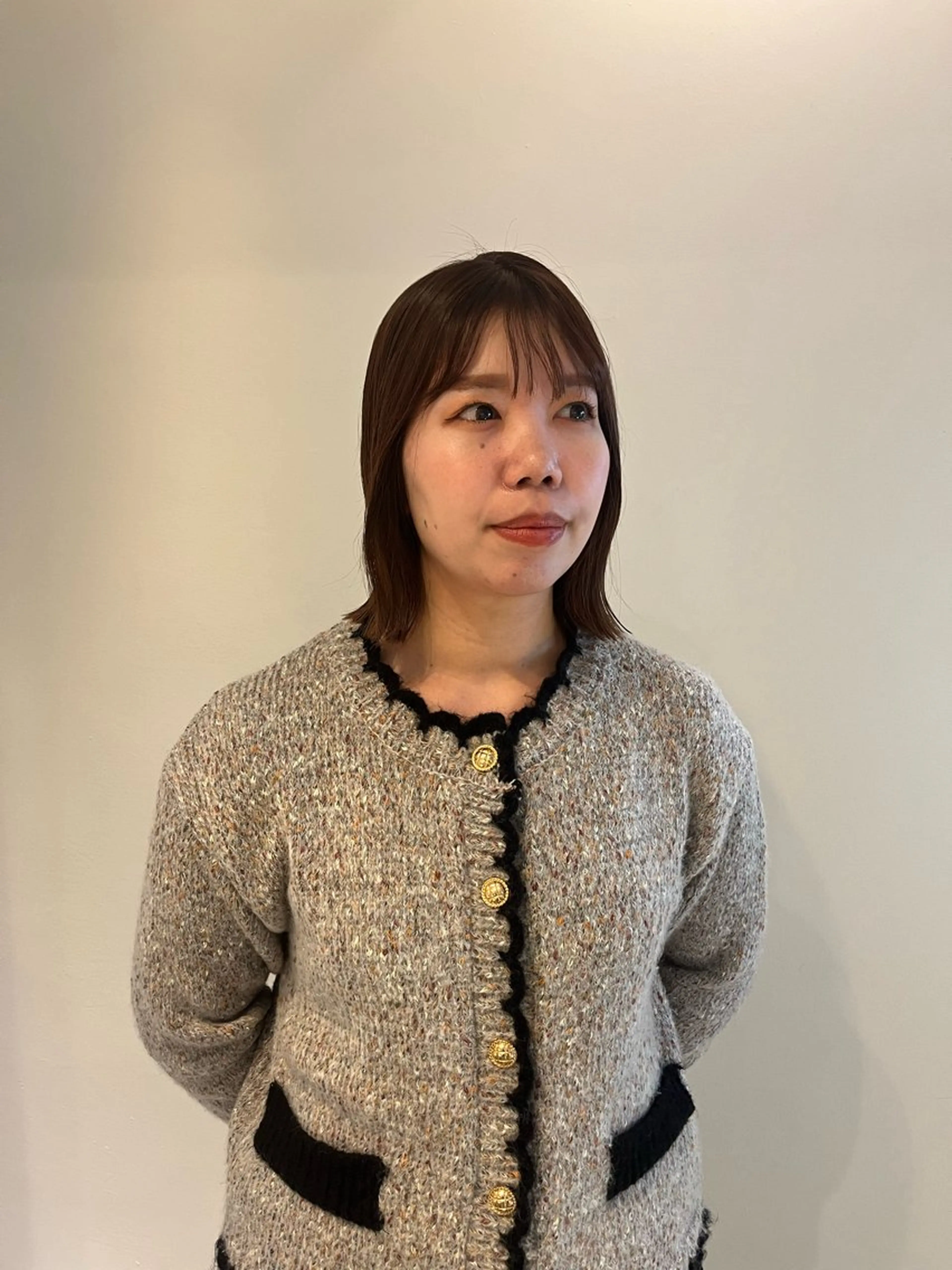 ミディアム ALLYS 渋谷店所属・最高級の艶のある カラーmei🎨のヘアスタイル