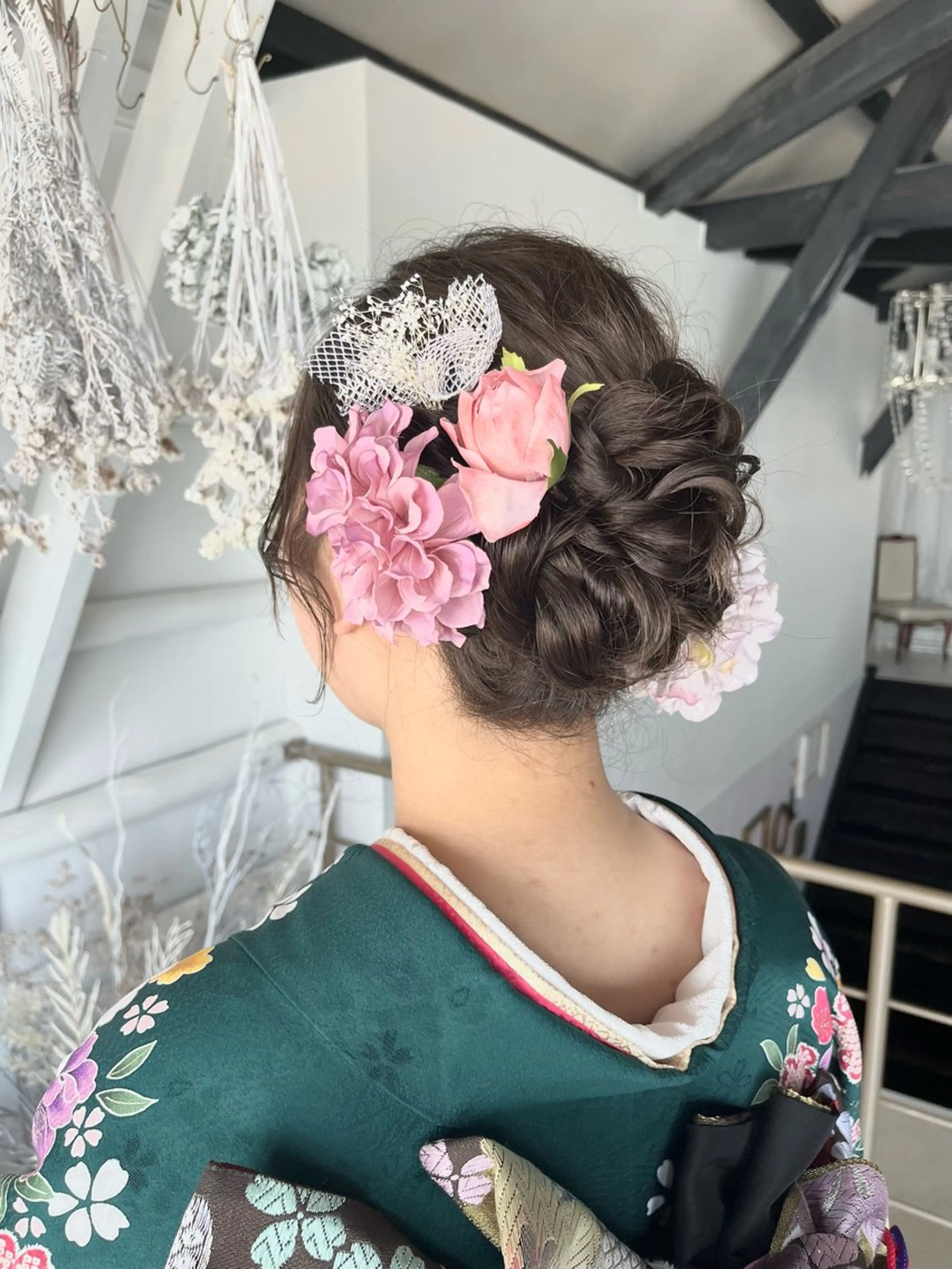 ロング ヘアアレンジ 川嶋 芽衣のヘアスタイル