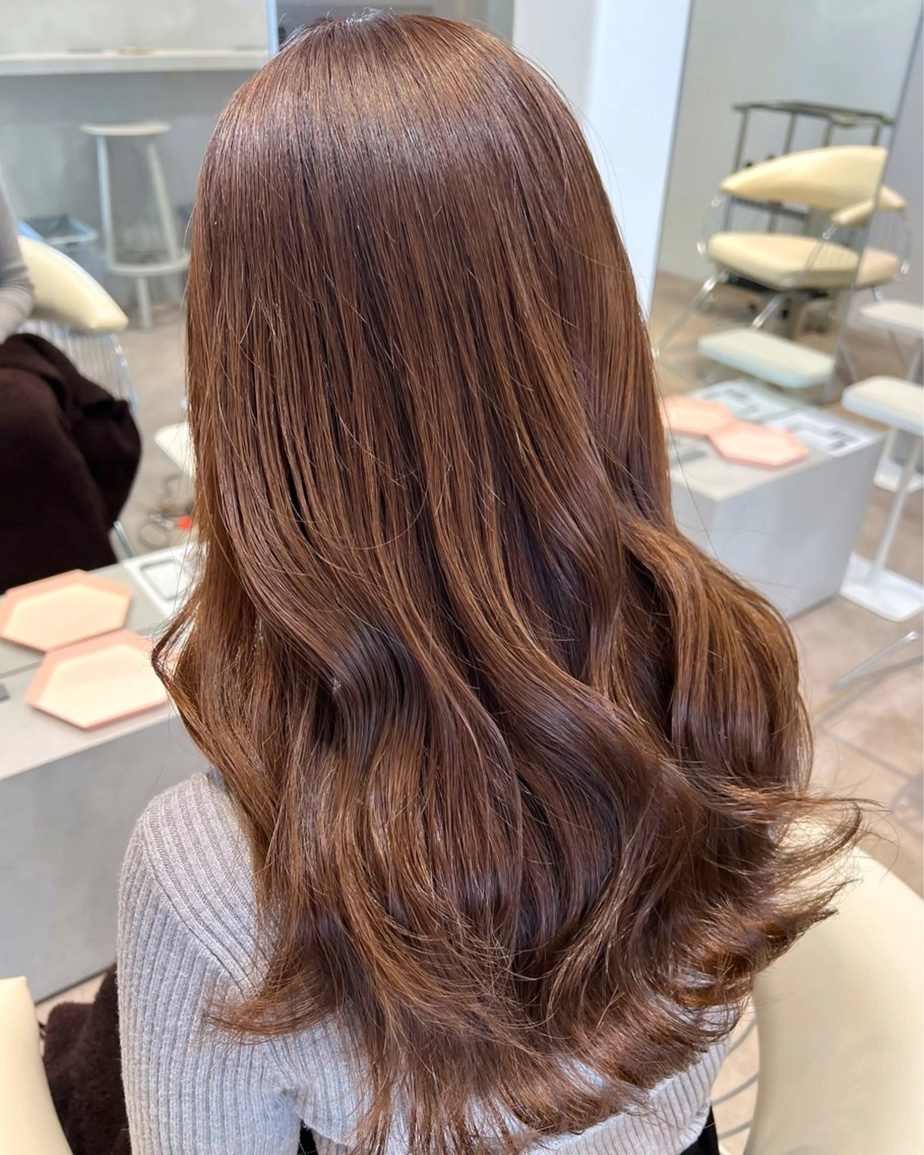 ミディアム カラー ヘアカラー トリートメント 💎透明感カラー特化 💎TAISEIのヘアスタイル