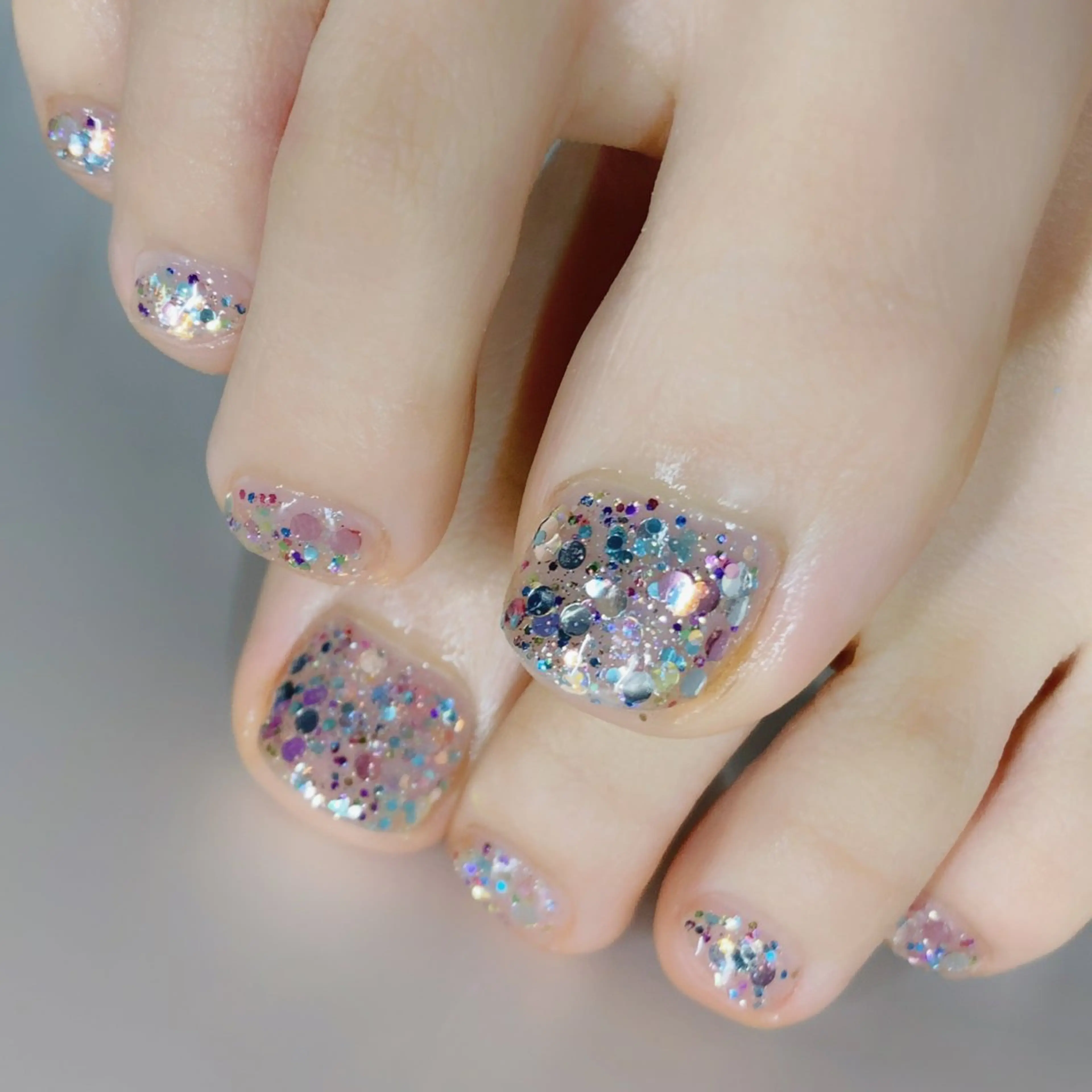 ネイル フットネイル キラキラネイル nappage所属・nappage 国分寺のネイルデザイン