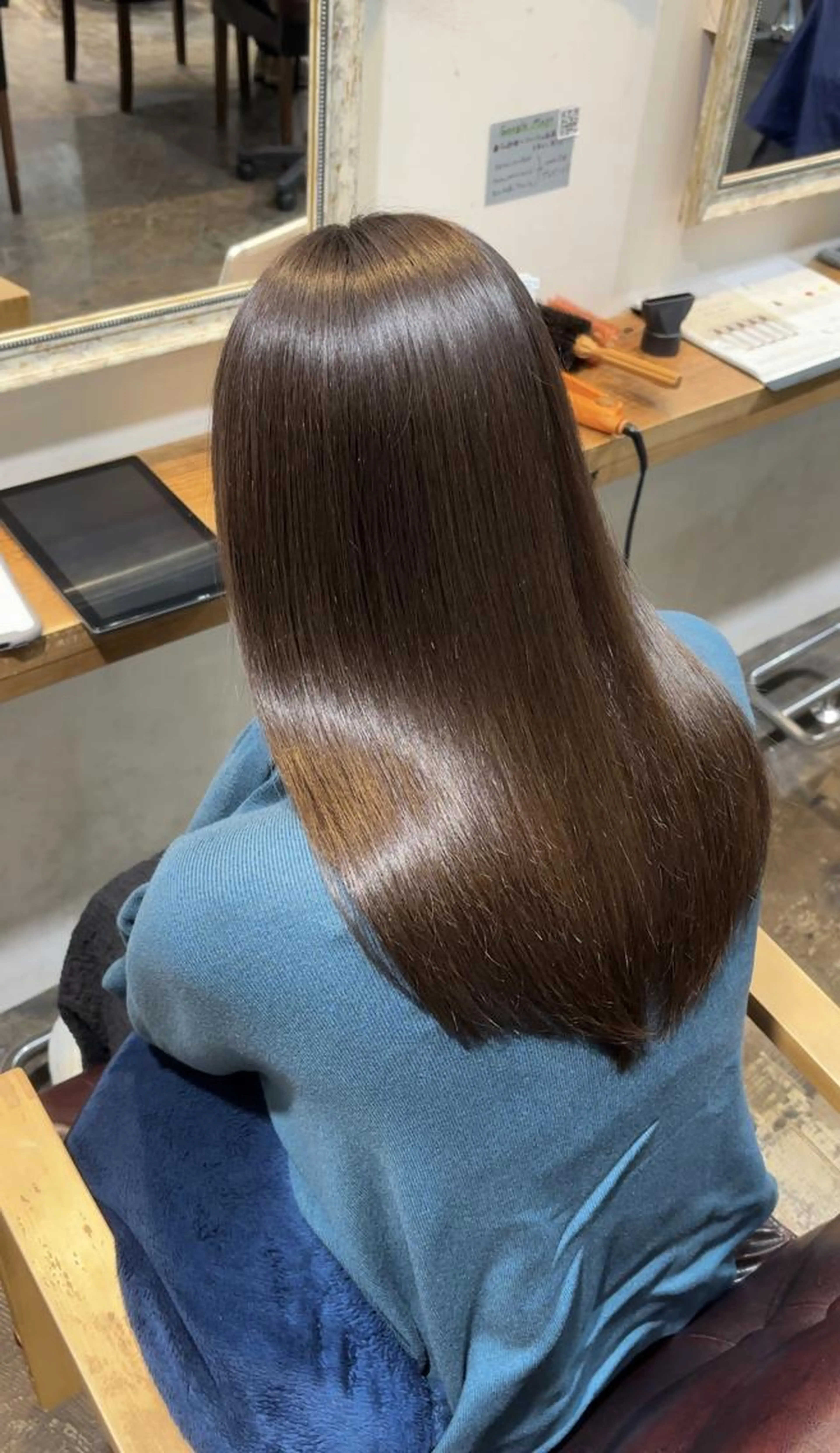 💖レディースカット＋超美髪水素ケア全体カラー＋マイクロバブル洗浄の写真