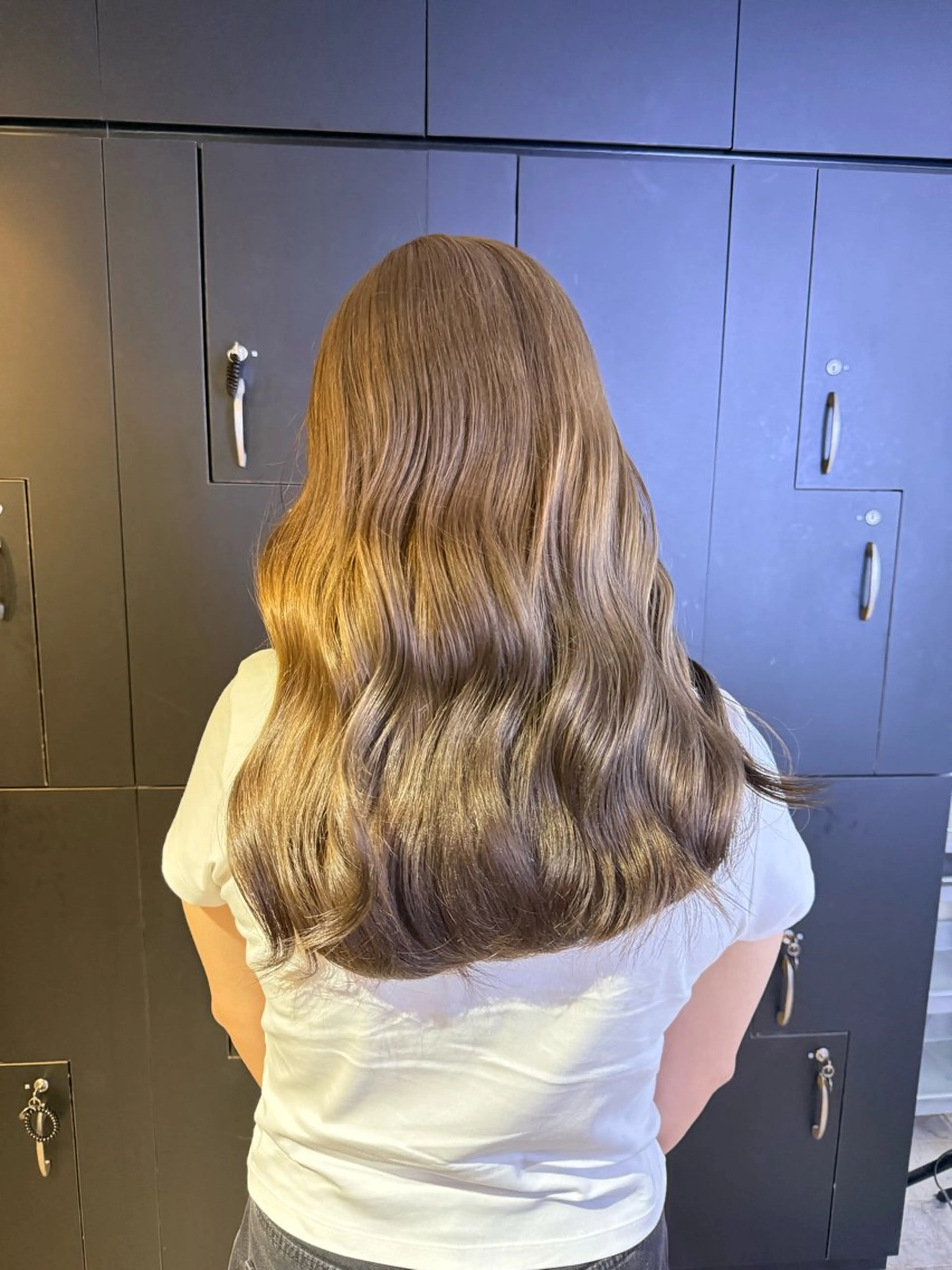 ミディアム カラー ヘアアレンジ ヘアカラー トリートメント 海外/ハイトーン🪽 ☯️ami☯️のヘアスタイル