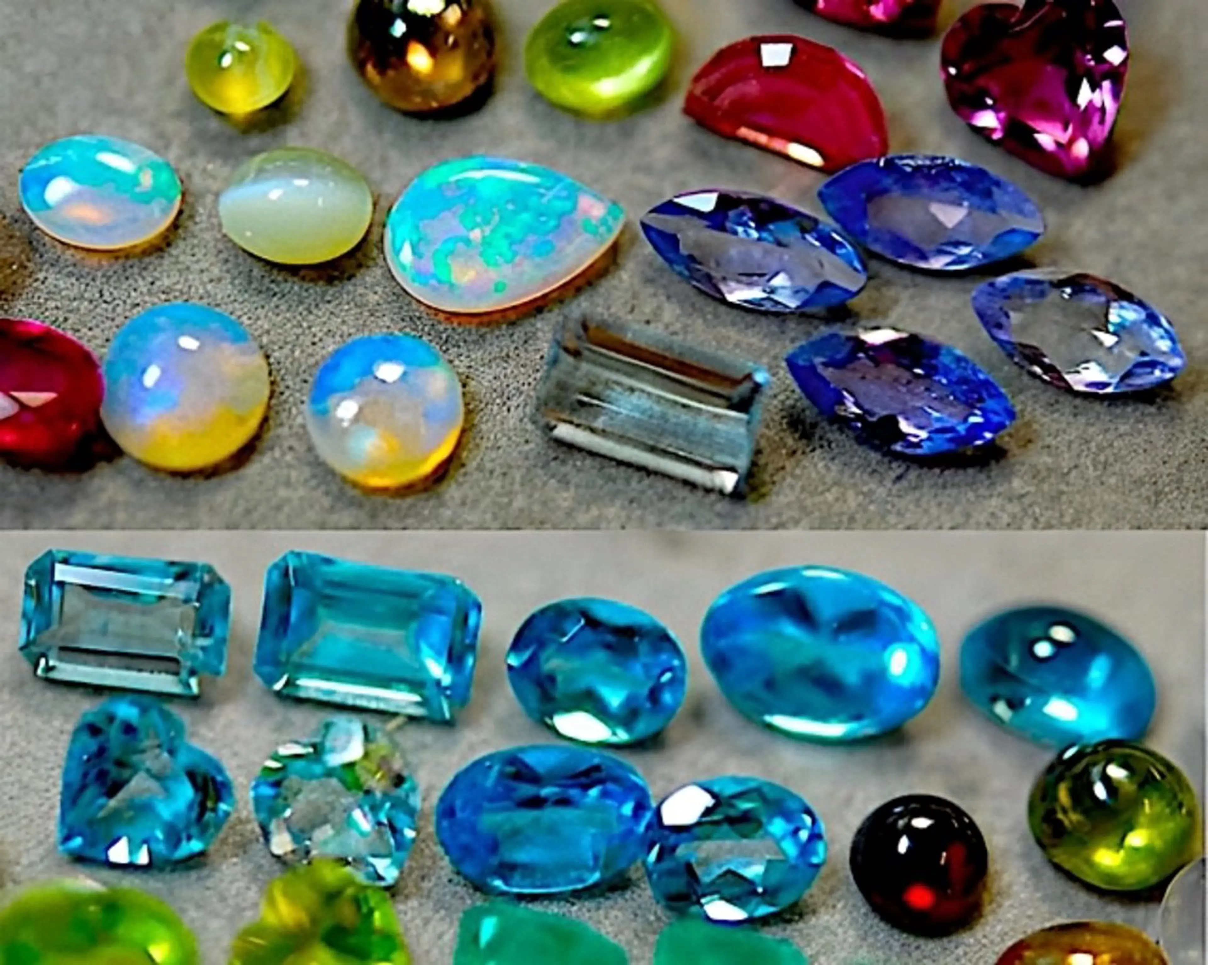 日本初【ハンド】天然宝石1個付ワンカラー💎オフ有無どちらも🆗の写真