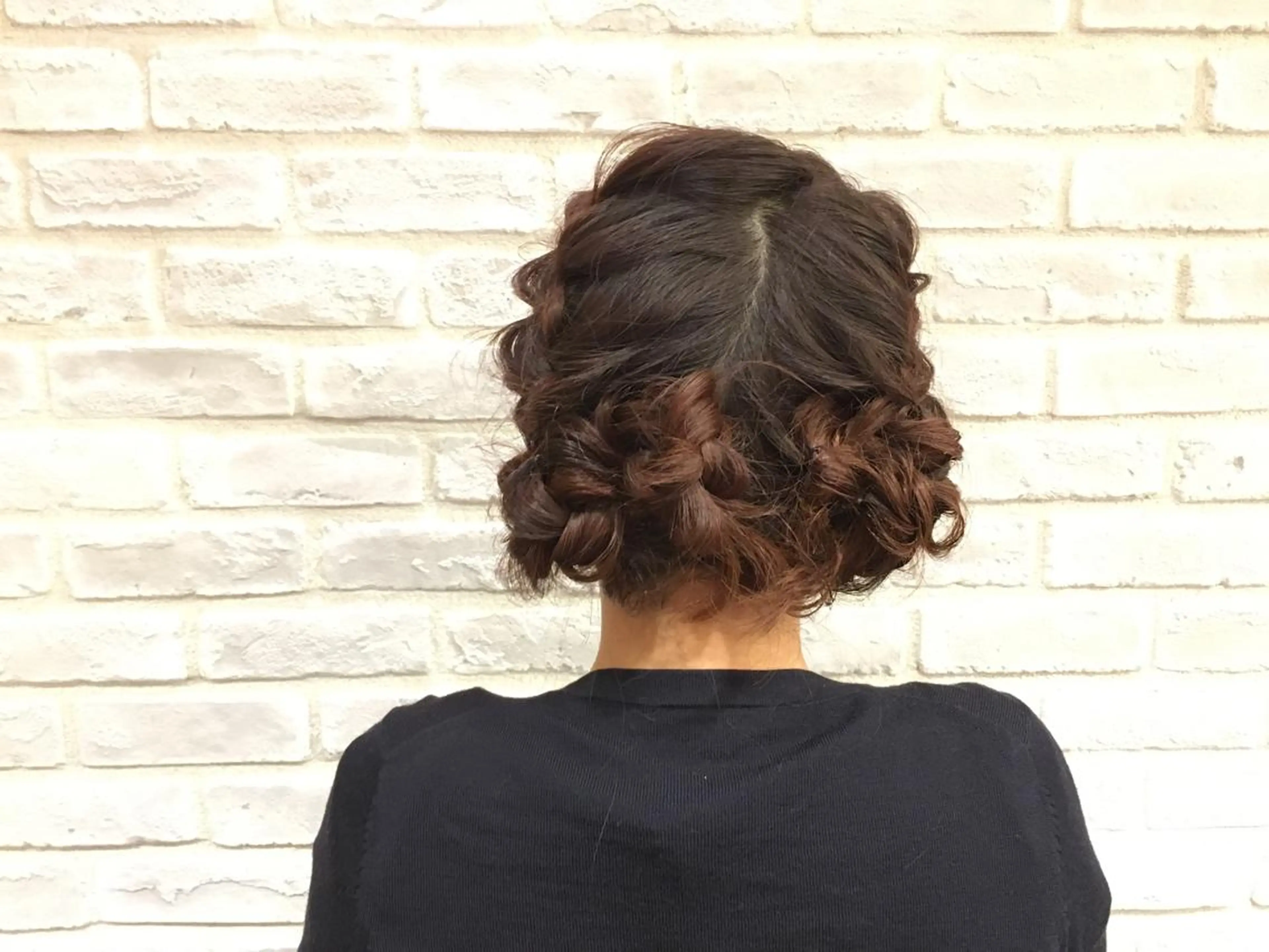 セミロング カラー パーマ ヘアアレンジ la fith所属・rico_by ヘアとアイブロウのヘアスタイル