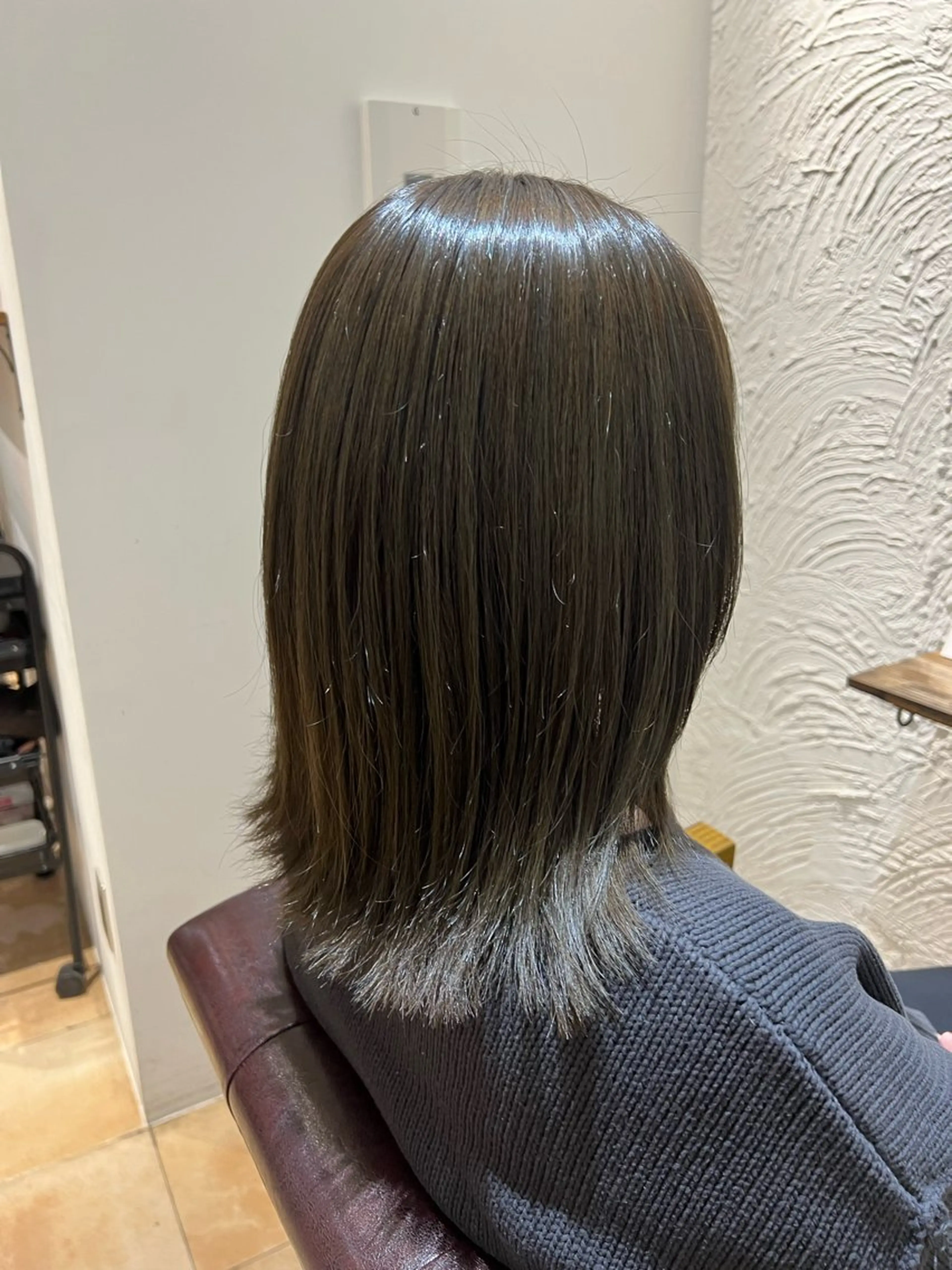 ミディアム カラー 🥀韓国ヘア🥀 宮津真菜のヘアスタイル