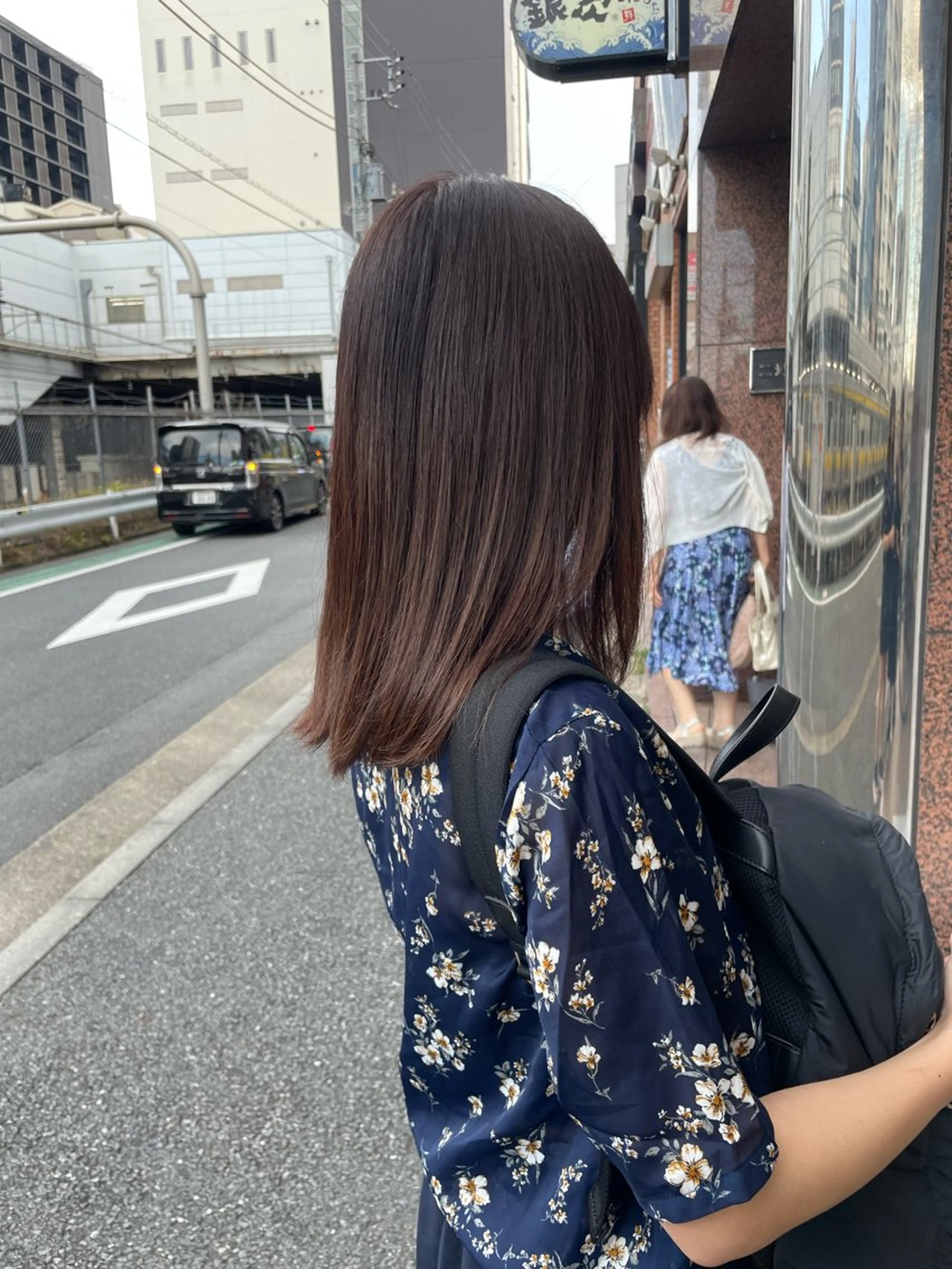 ミディアム カラー ブラウンカラー チョコレートブラウン ヘアカラー ヘッドスパ 髪質改善/Bloss om🌷高橋沙衣のヘアスタイル