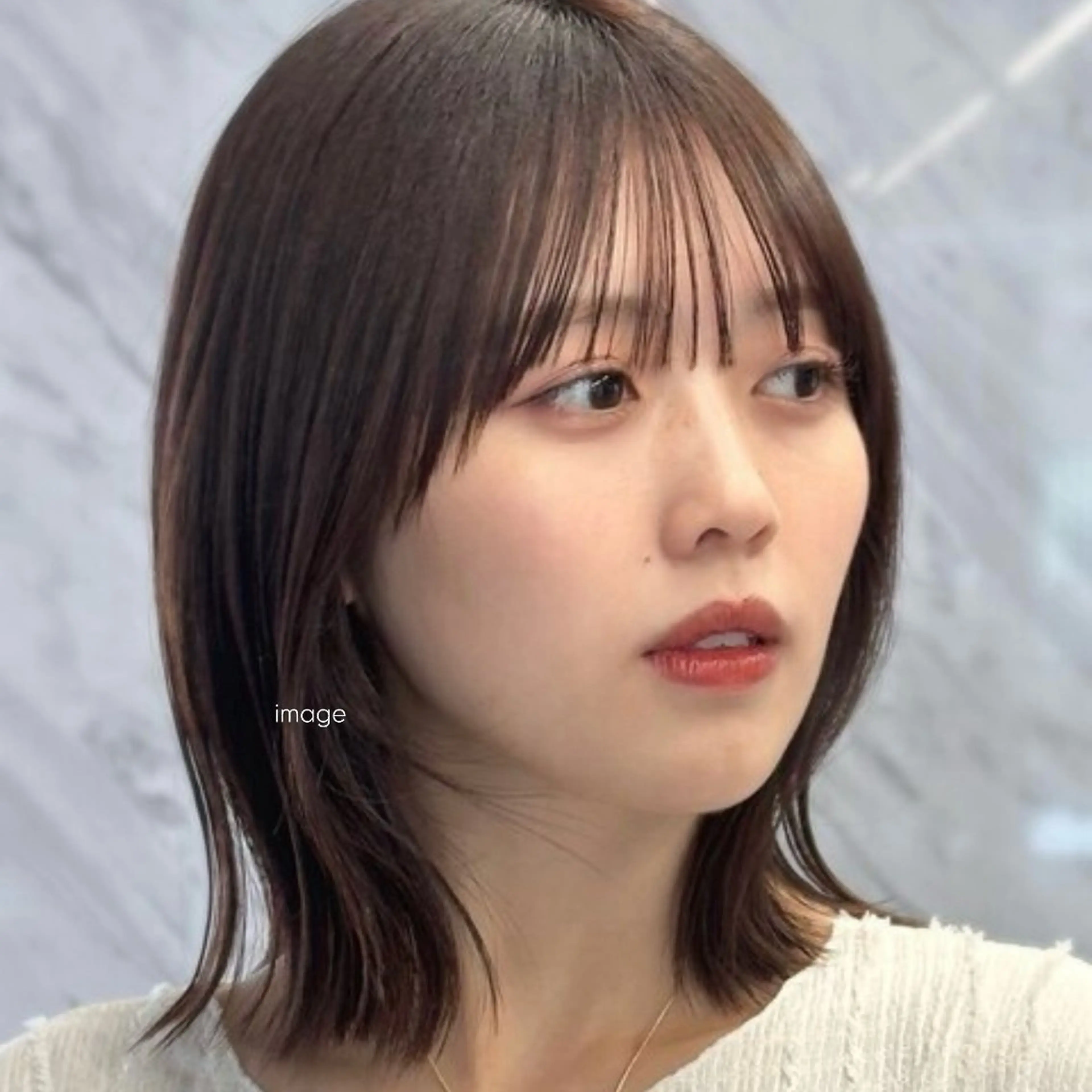 ミディアム ボブ ボブ/レイヤー /sora🌙✨️のヘアスタイル